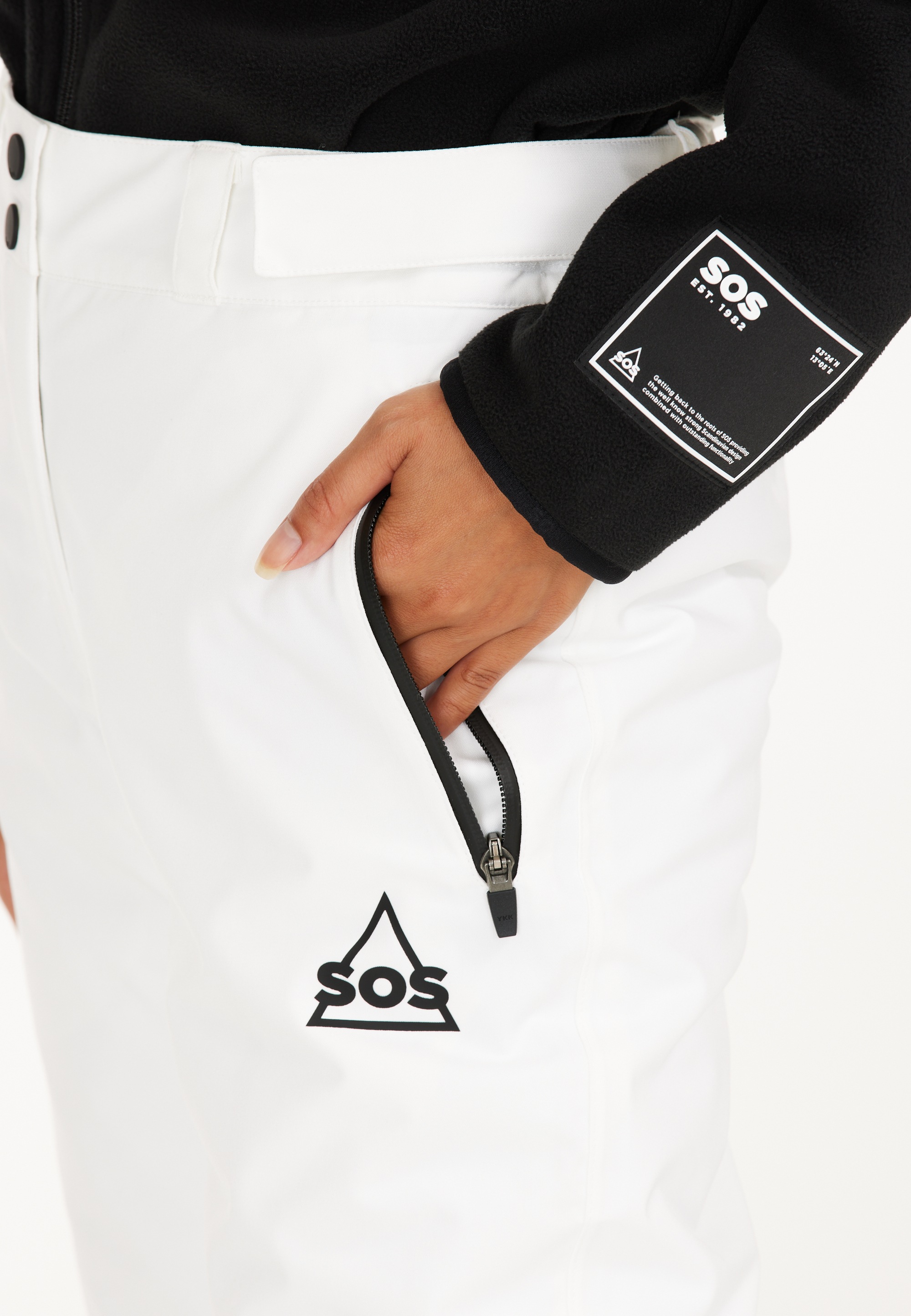 SOS Skihose »Valley«, mit wasserabweisender Membran