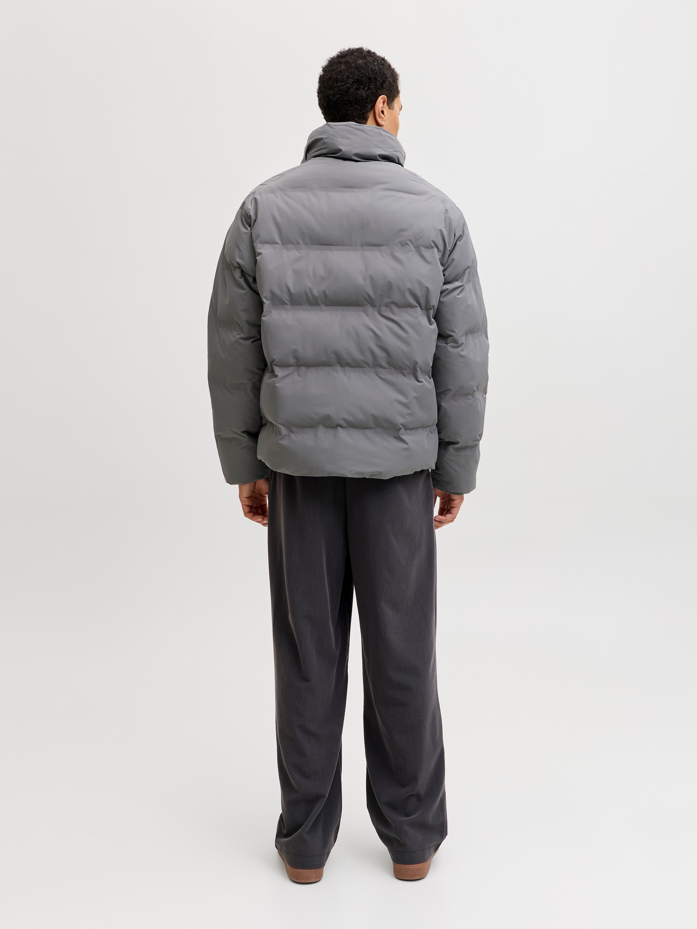 Jack & Jones Steppjacke »JJESOHO PUFFER COLLAR SN« ohne Kapuze