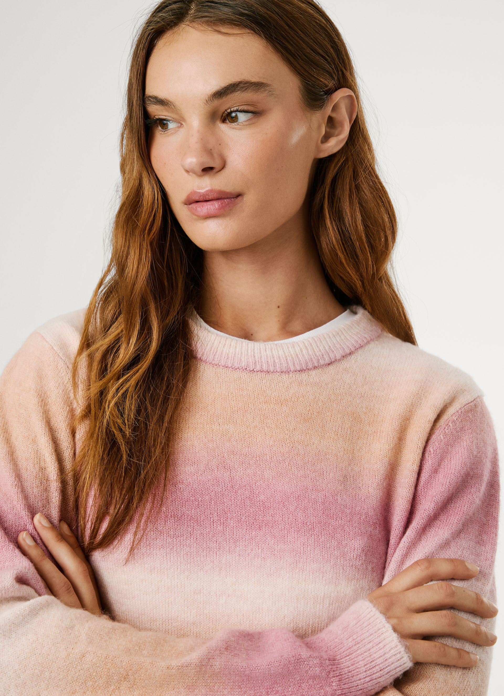 Thumbnail - Pepe Jeans Strickpullover "COLOMBE CREW" mit geripptem Rundhals