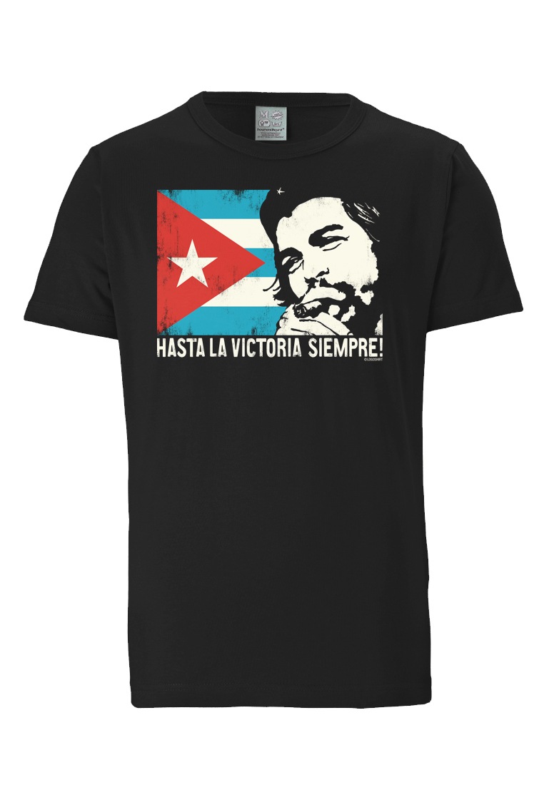 LOGOSHIRT T-Shirt »Che Guevara - Cuban Flag«, mit lässigem Aufdruck