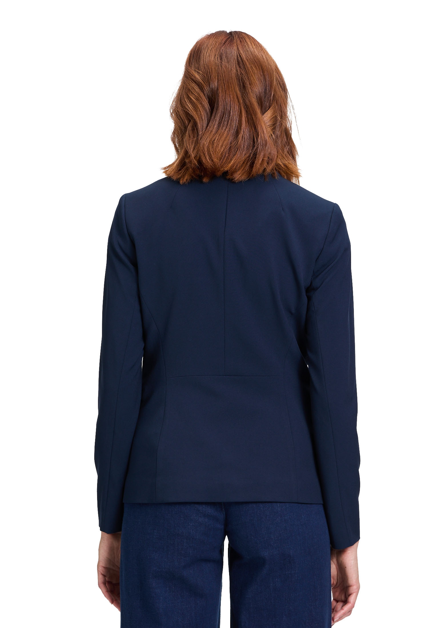 Betty&Co Longblazer »Betty & Co Klassischer Blazer mit Taschen«, Druckfutter