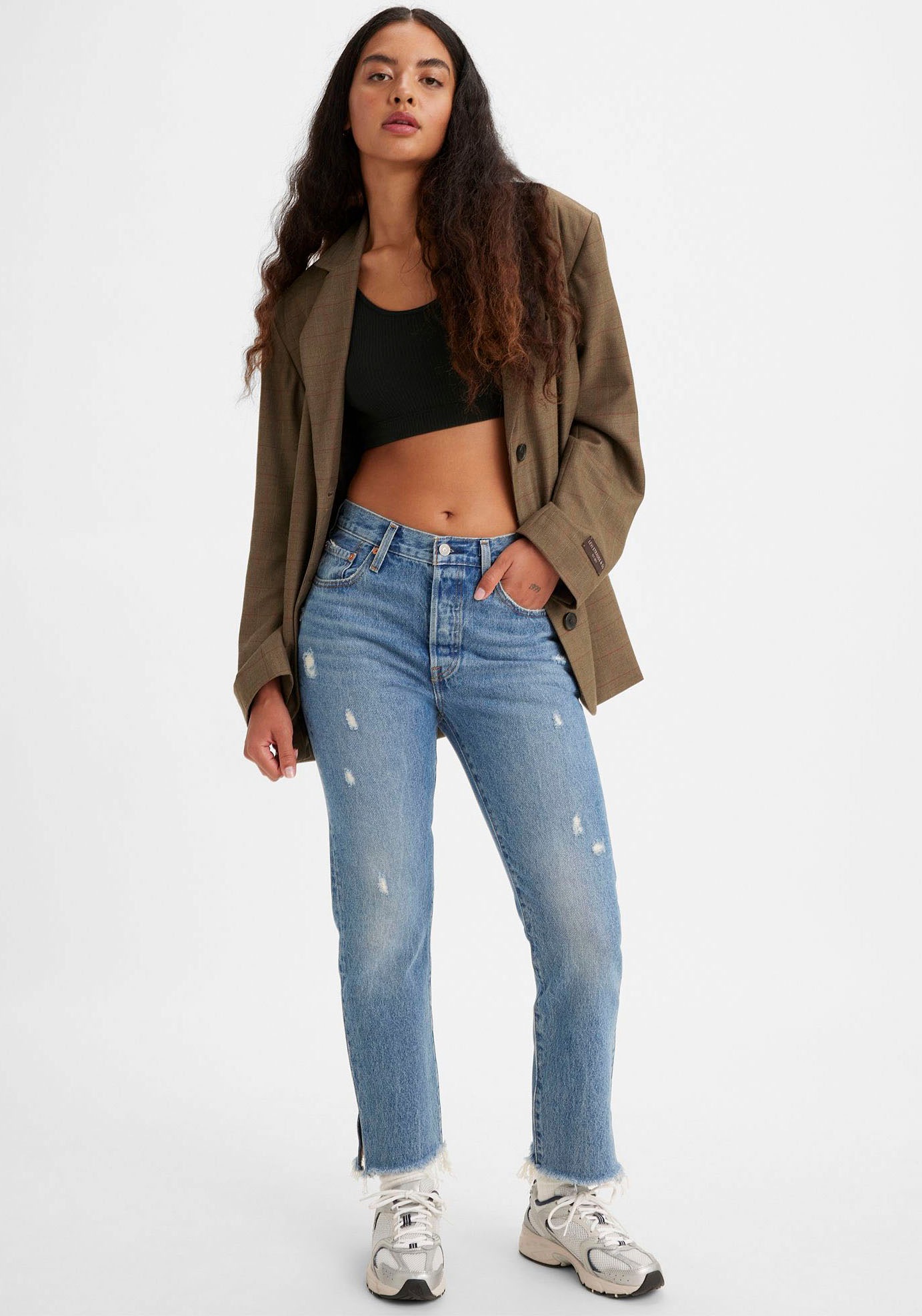 levis - Levi's Regular-fit-Jeans "501 CROP", 501 Collection