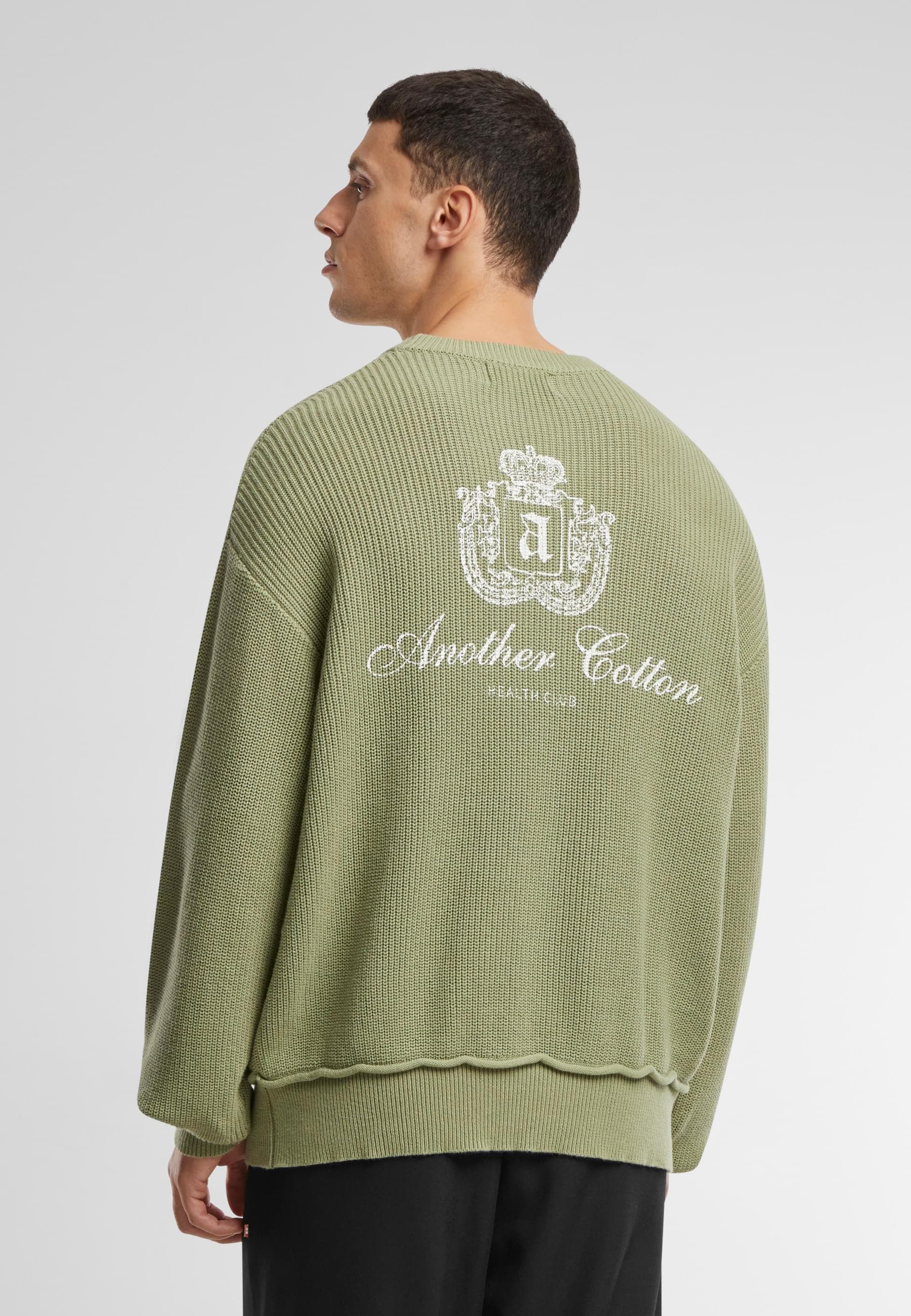 Another Cotton Lab Rundhalspullover »Another Cotton Lab Another Oversize Knit Sweatshirt«, (1 tlg.)