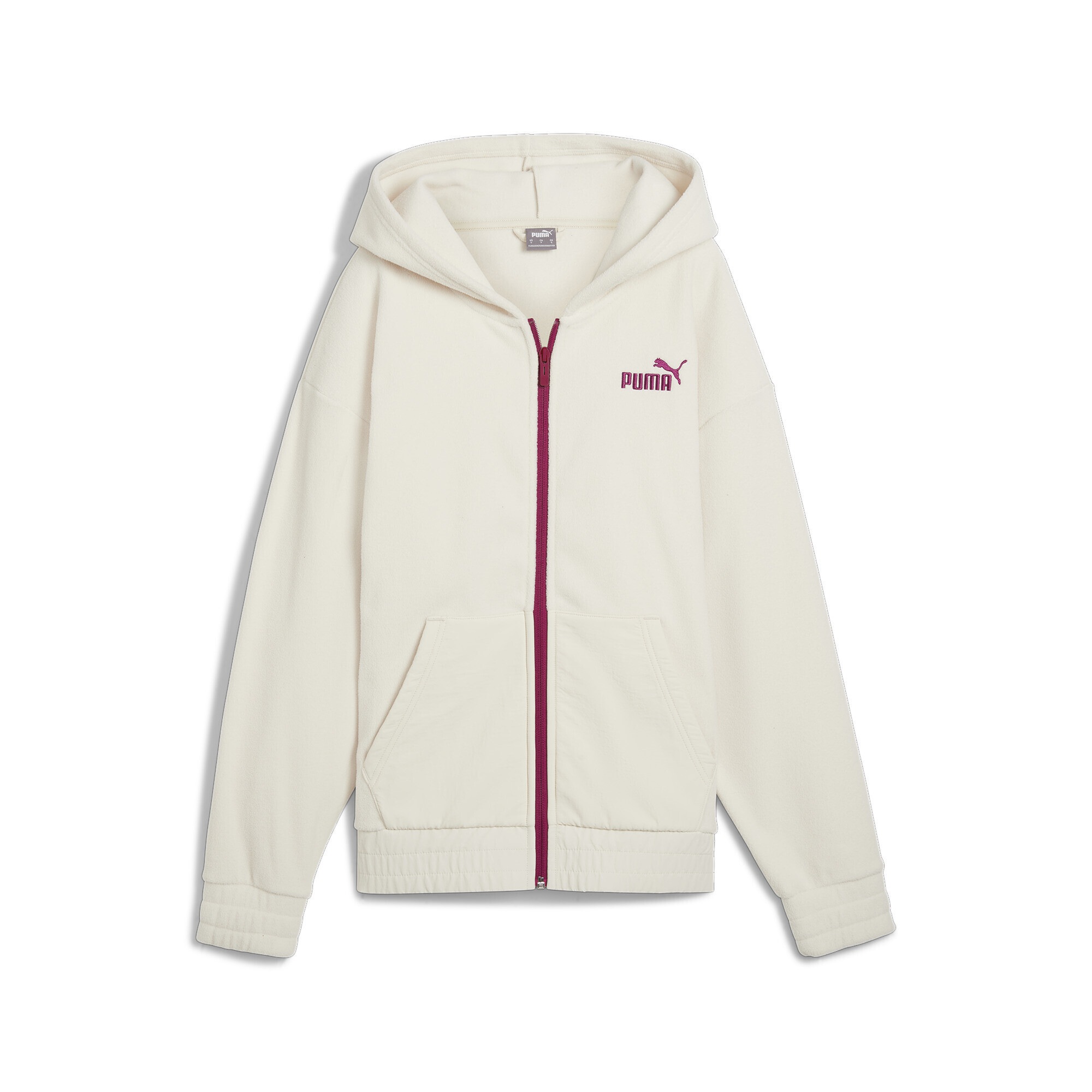 PUMA Sweatjacke "ESS ELEVATED Hoodie mit durchgehendem Reißverschluss Damen"