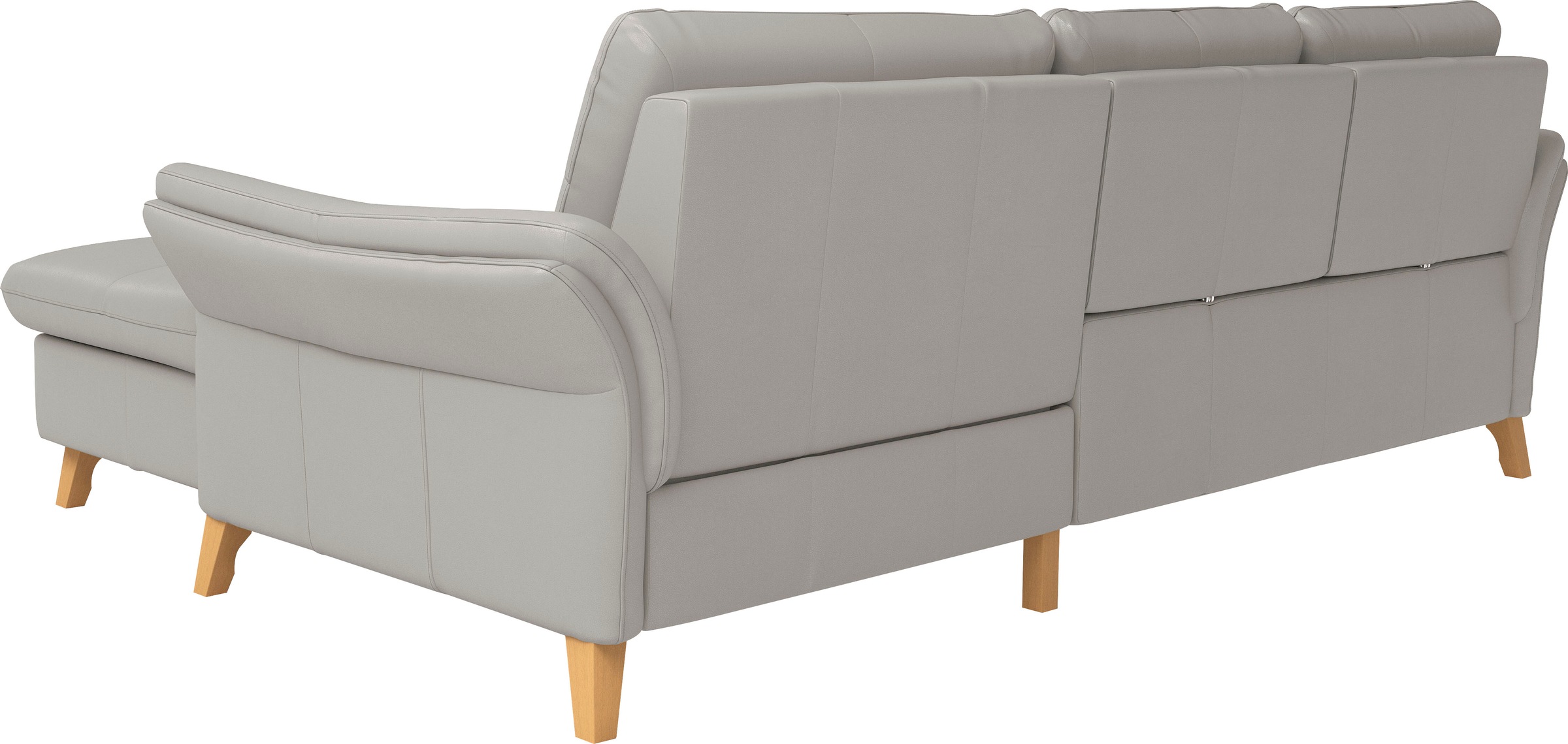 sit&more Ecksofa »Göteborg«, Sitztiefenverstellung und Federkern, wahlweise mit Bettfunktion