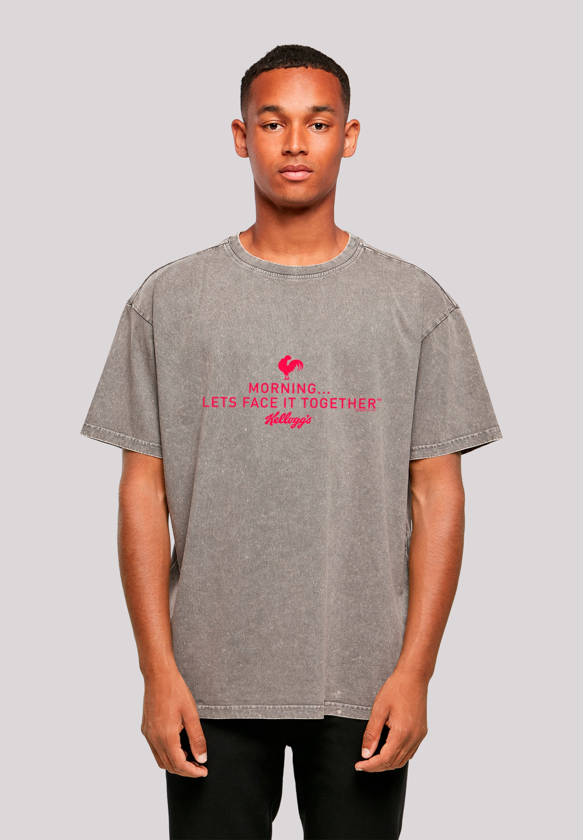 F4NT4STIC T-Shirt "Kelloggs Breakfast Cereals Morning Lets Face It", Premiu günstig online kaufen