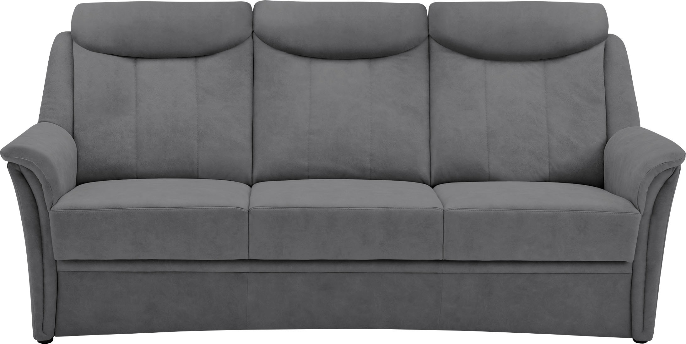VILLA BECK Polstergarnitur »Lugano«, (Set, 3 tlg.), Kopfteilverstellung, in Sitzhöhe 49 cm, 3-Sitzer und 2x Sessel