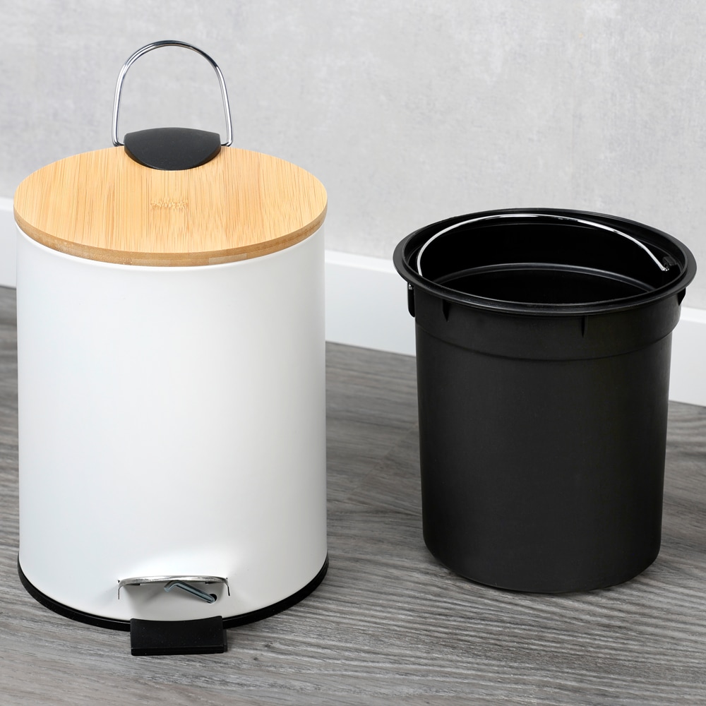 KESPER® Kosmetikeimer »Mülleimer Bambus, FSC® zertifiziert, 3l« inkl. Inneneimer, Deckel mit Soft-Close