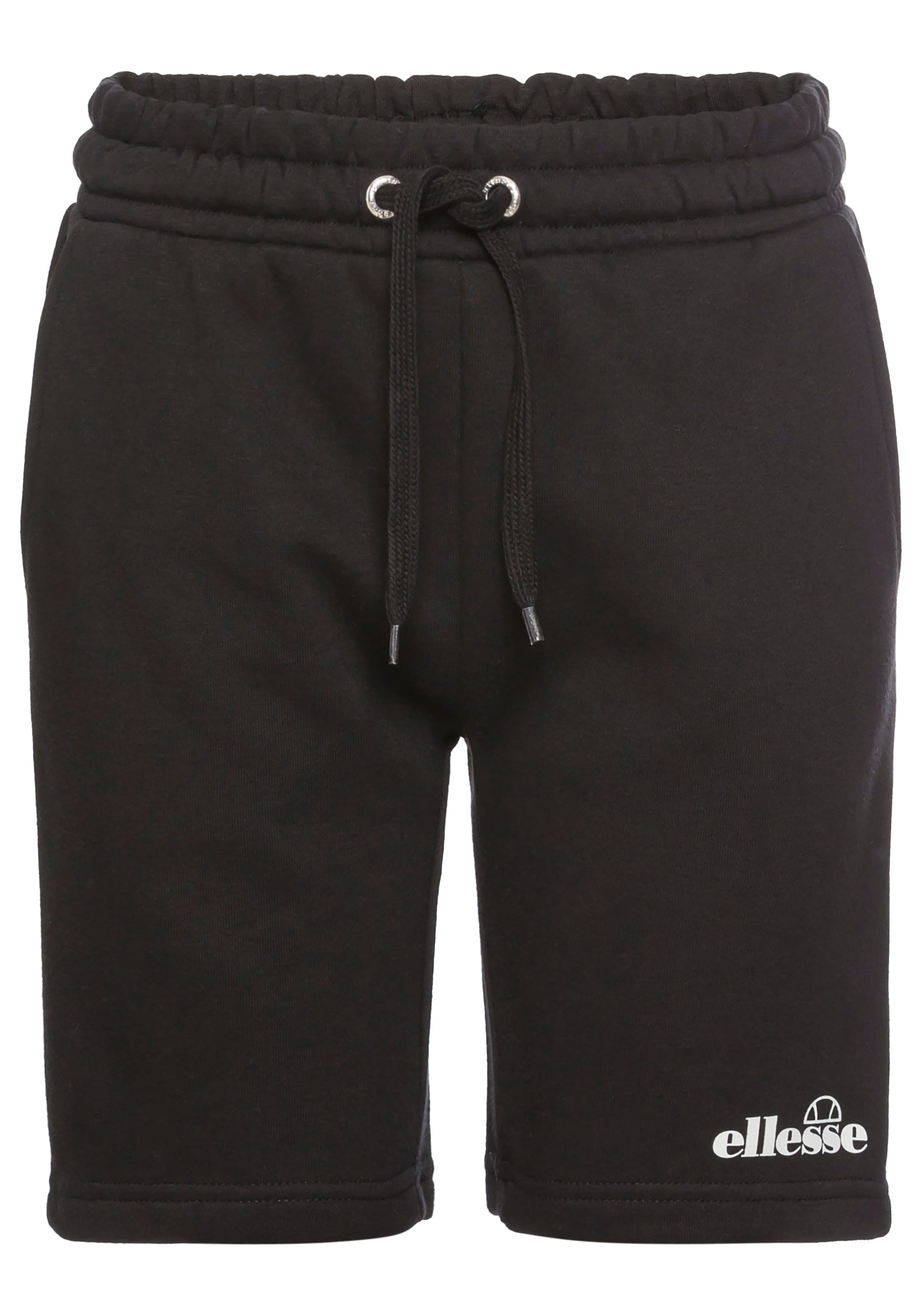Ellesse Shorts mit Eingrifftaschen, aus Jersey aus Baumwollmischung, gerade Beinform