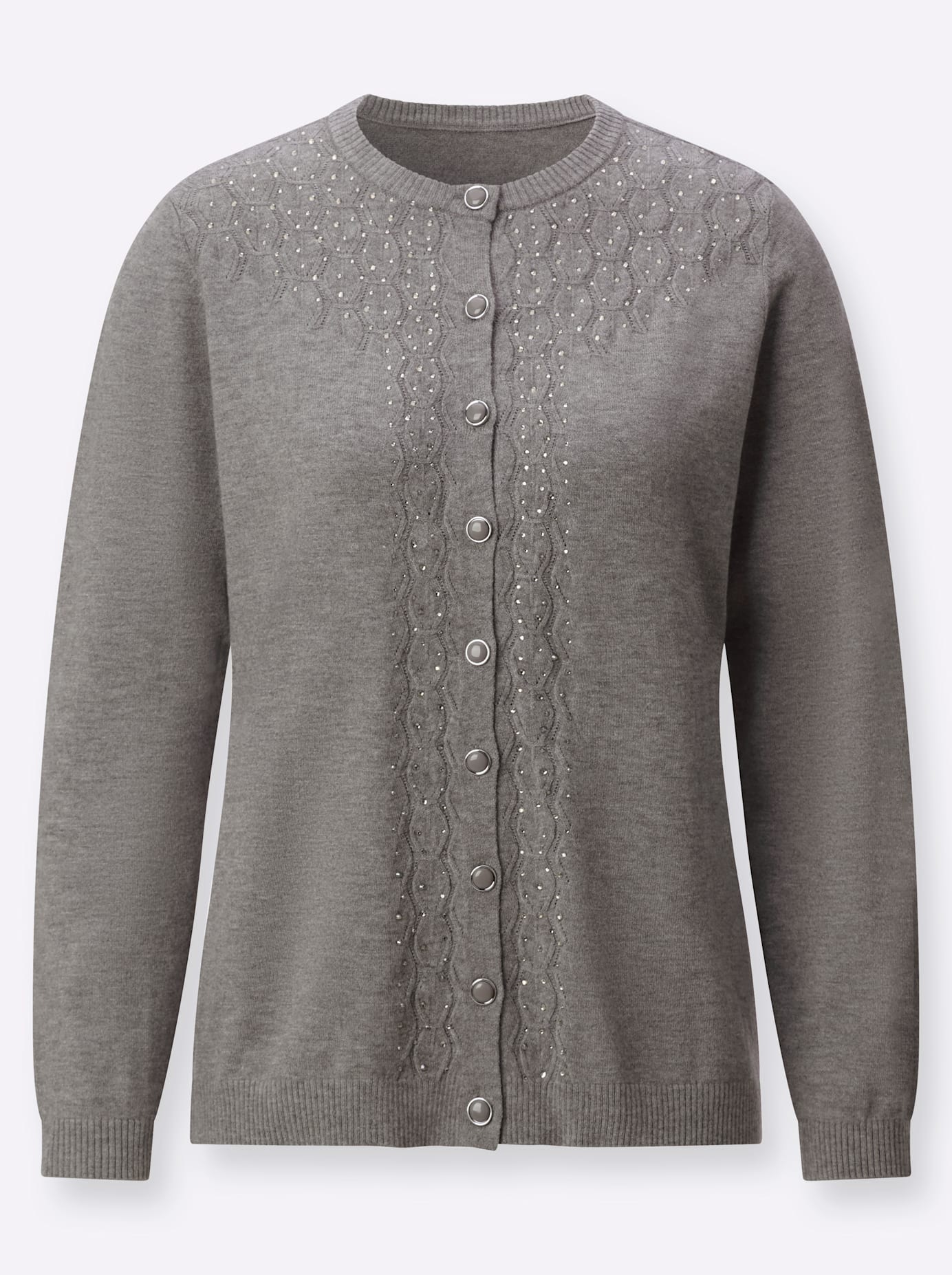 Classic Ajourstrickjacke