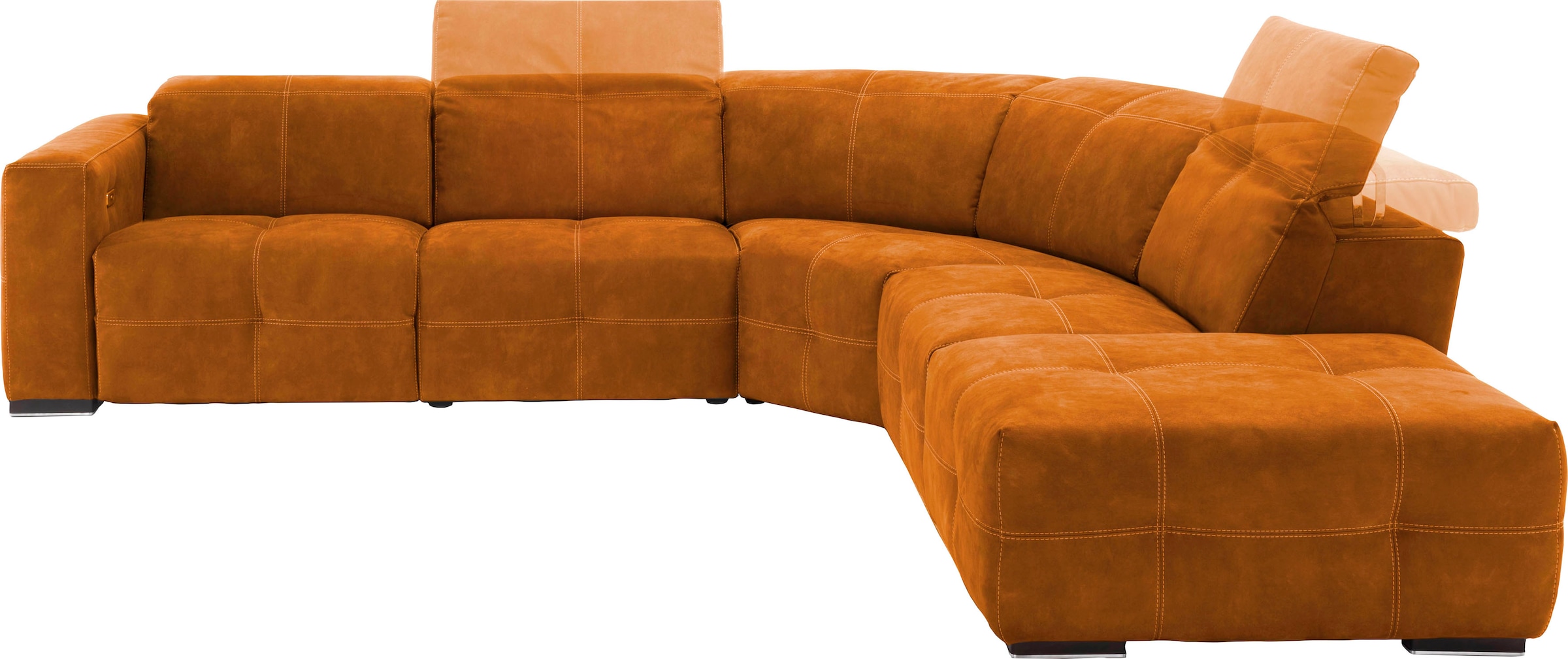 Egoitaliano Ecksofa "Sauvanne", wahlweise mit elektrischer Relaxfunktion, K günstig online kaufen