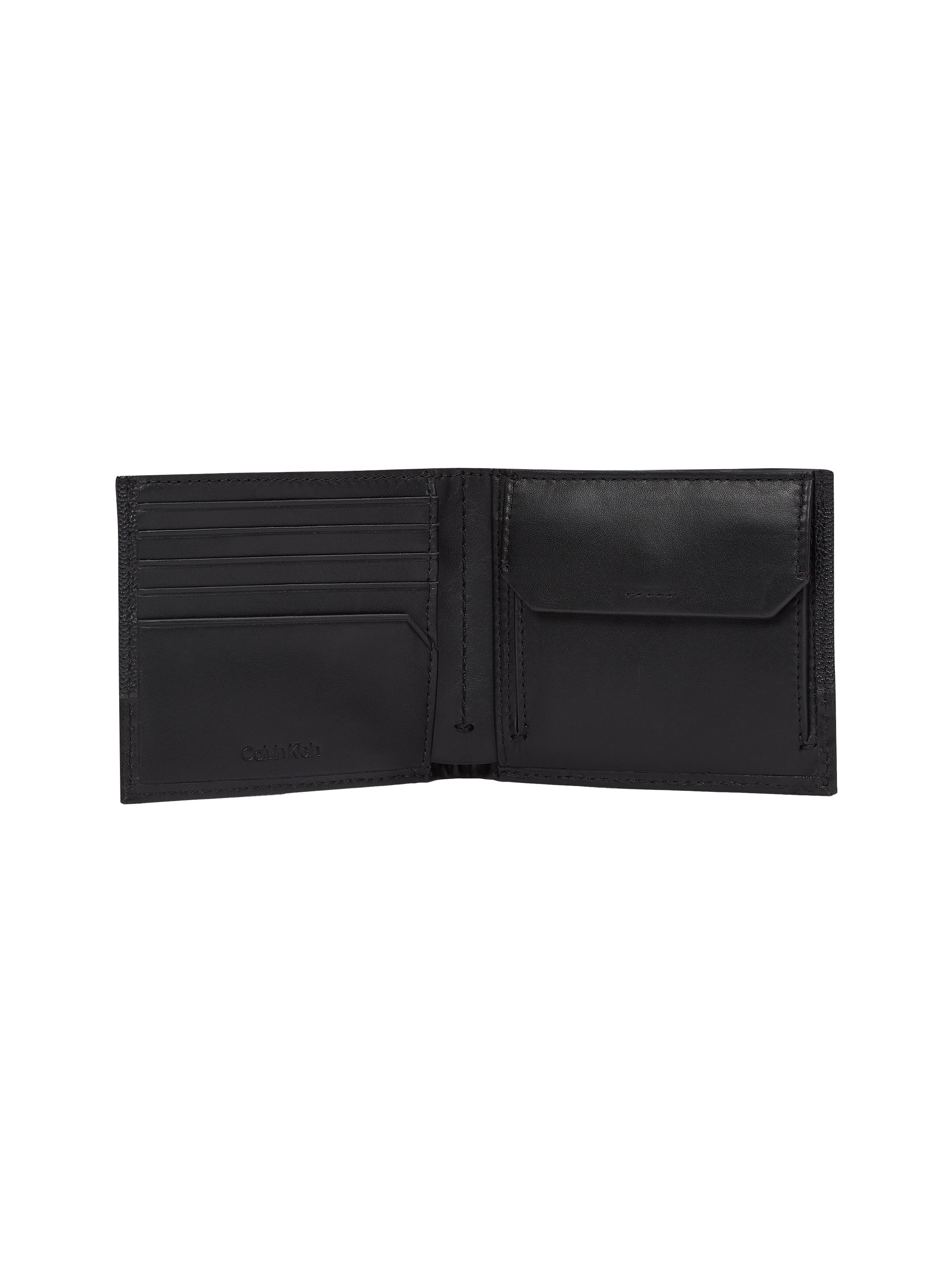 Calvin Klein Geldbörse »CK MUST BIFOLD 5CC W/COIN«, Portemonnaie, Geldbeutel Herren aus Leder