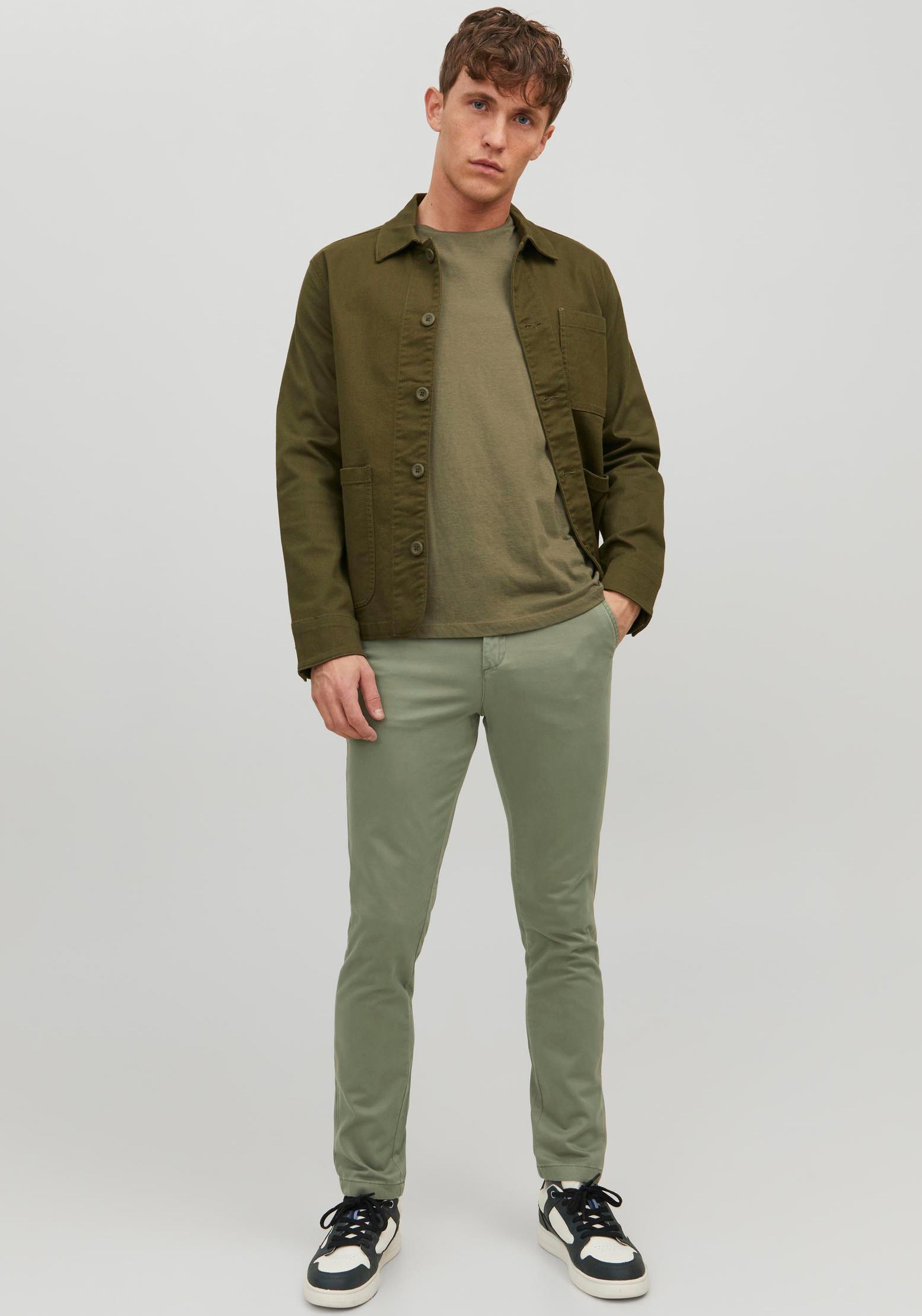 Jack & Jones Marco Bowie Chinos Deep Lichen Green 32 3