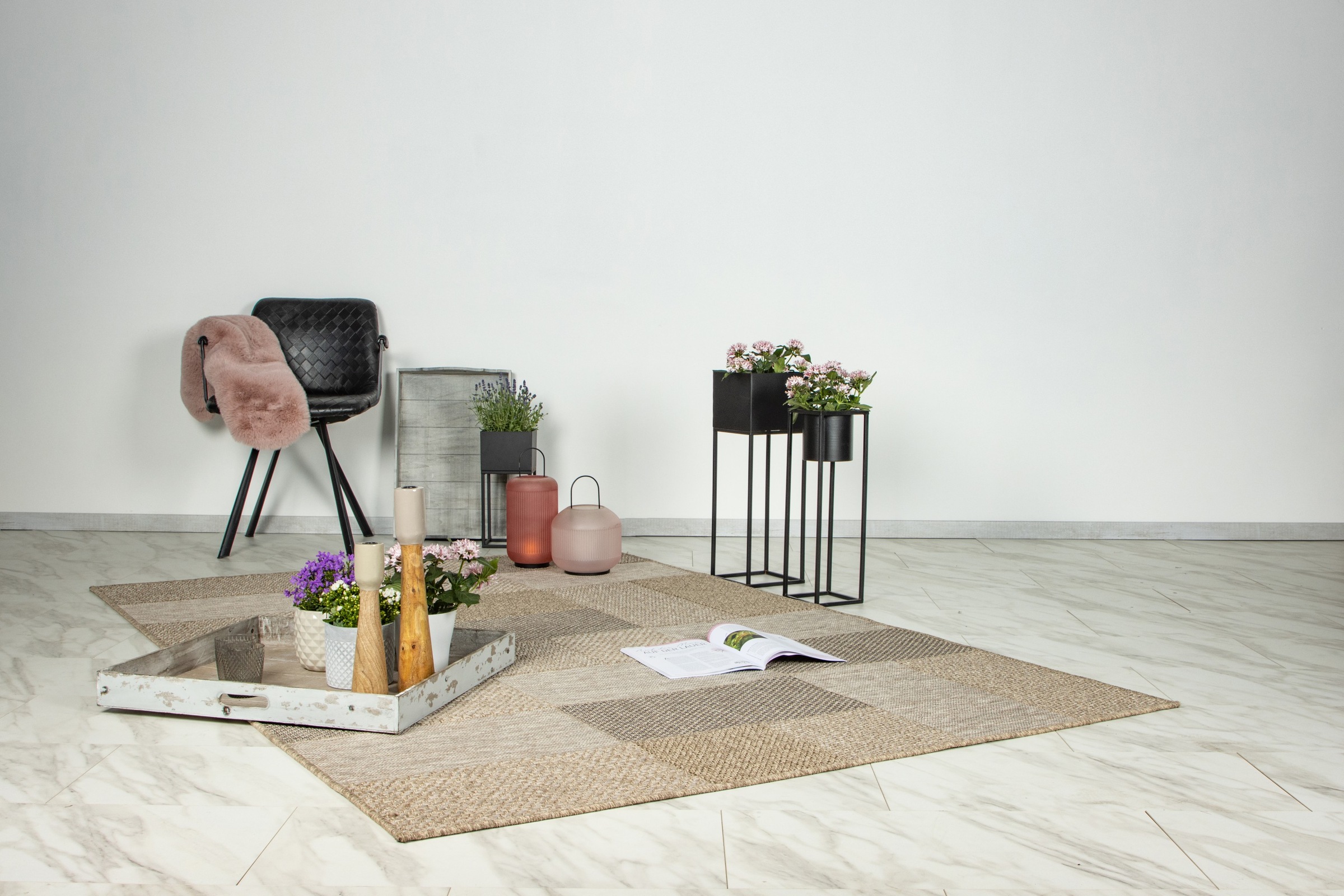 Kayoom Teppich "Sindra 625" rechteckig 9 mm Höhe Kurzflor günstig online kaufen