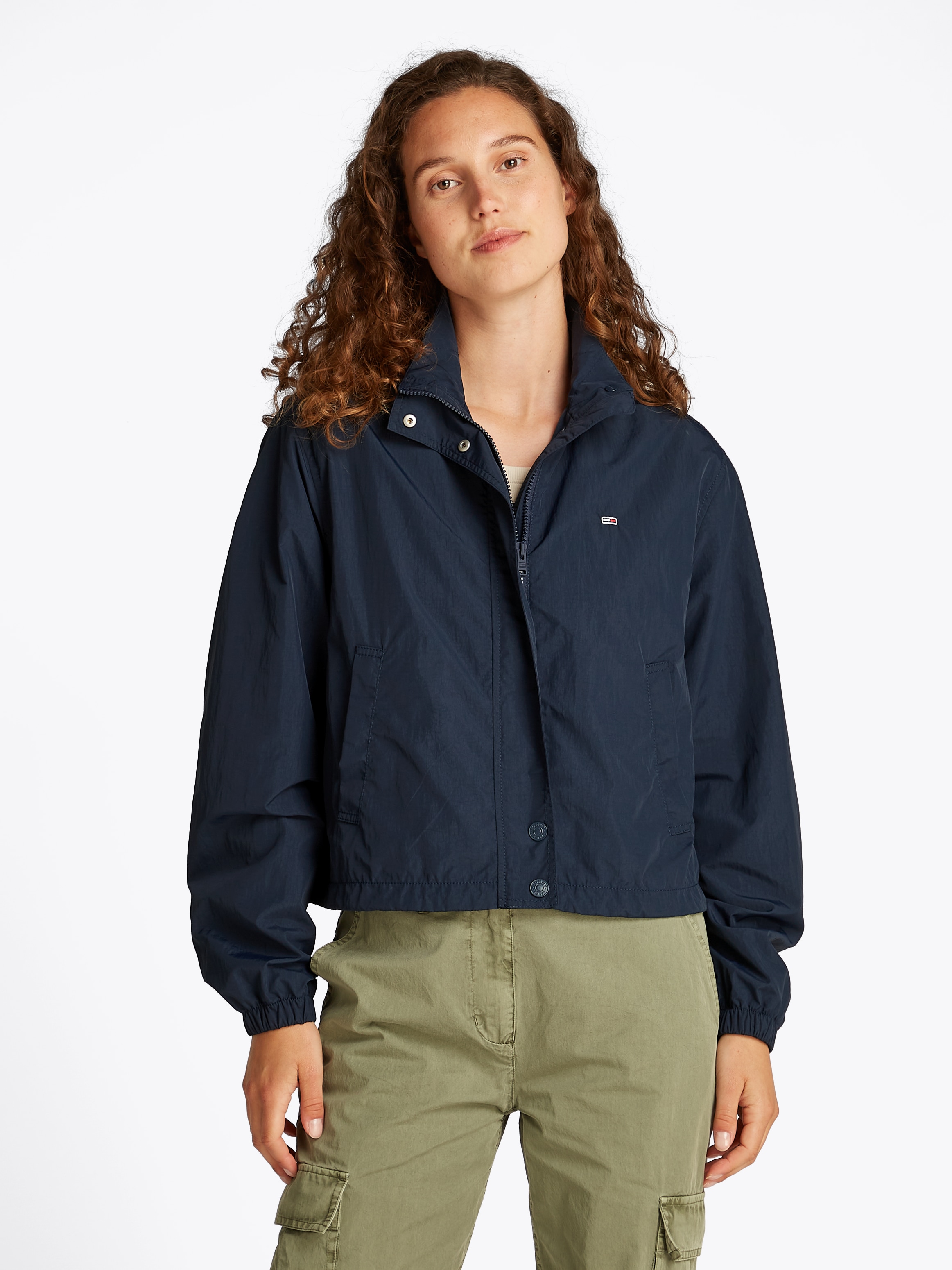 TOMMY JEANS Curve Windbreaker »TJW ESSENTIAL JACKET EXT«, in Großen Größen