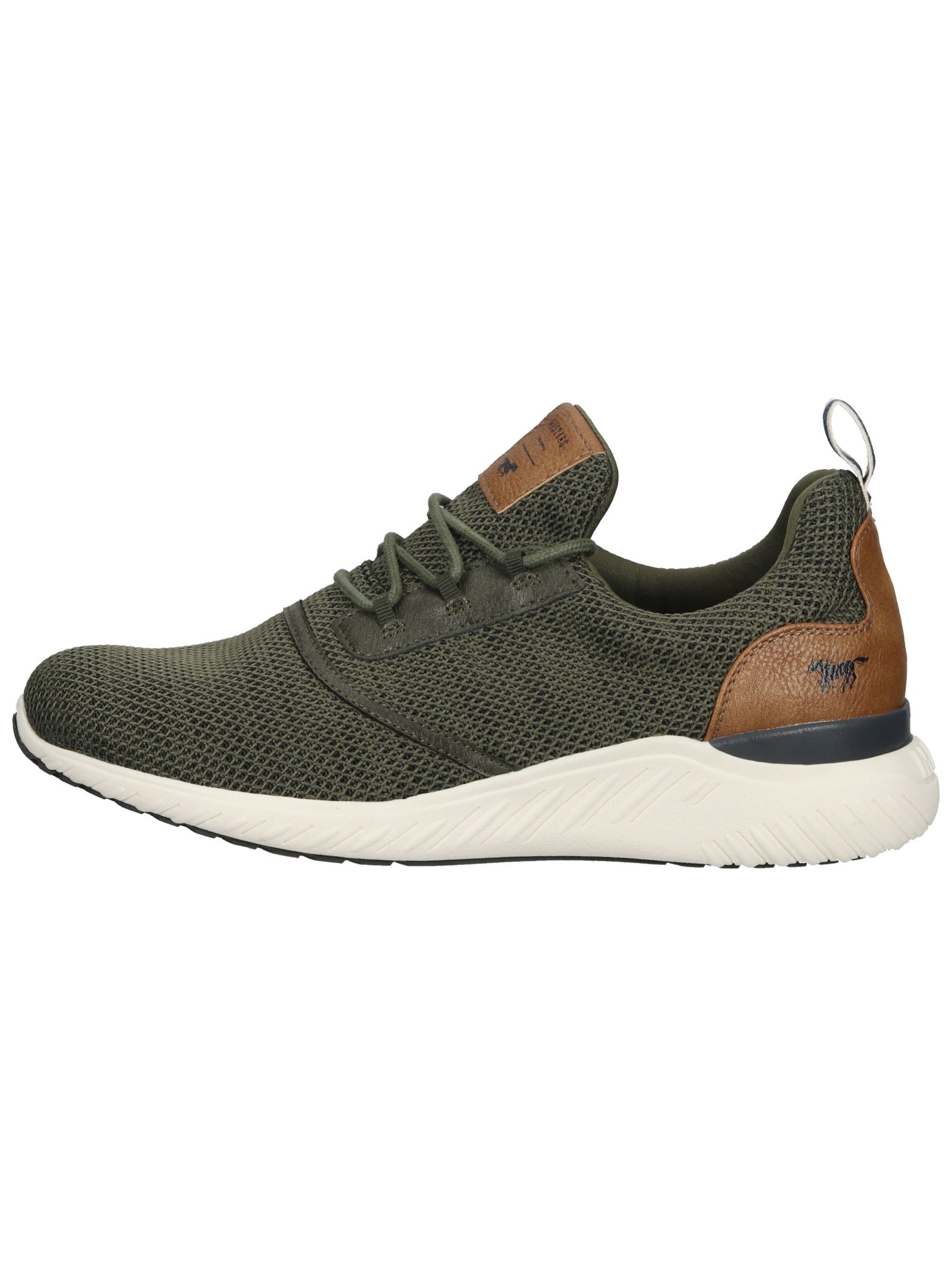 Mustang Shoes Schnürschuh "Mustang Shoes Halbschuhe Lederimitat/Textil" günstig online kaufen