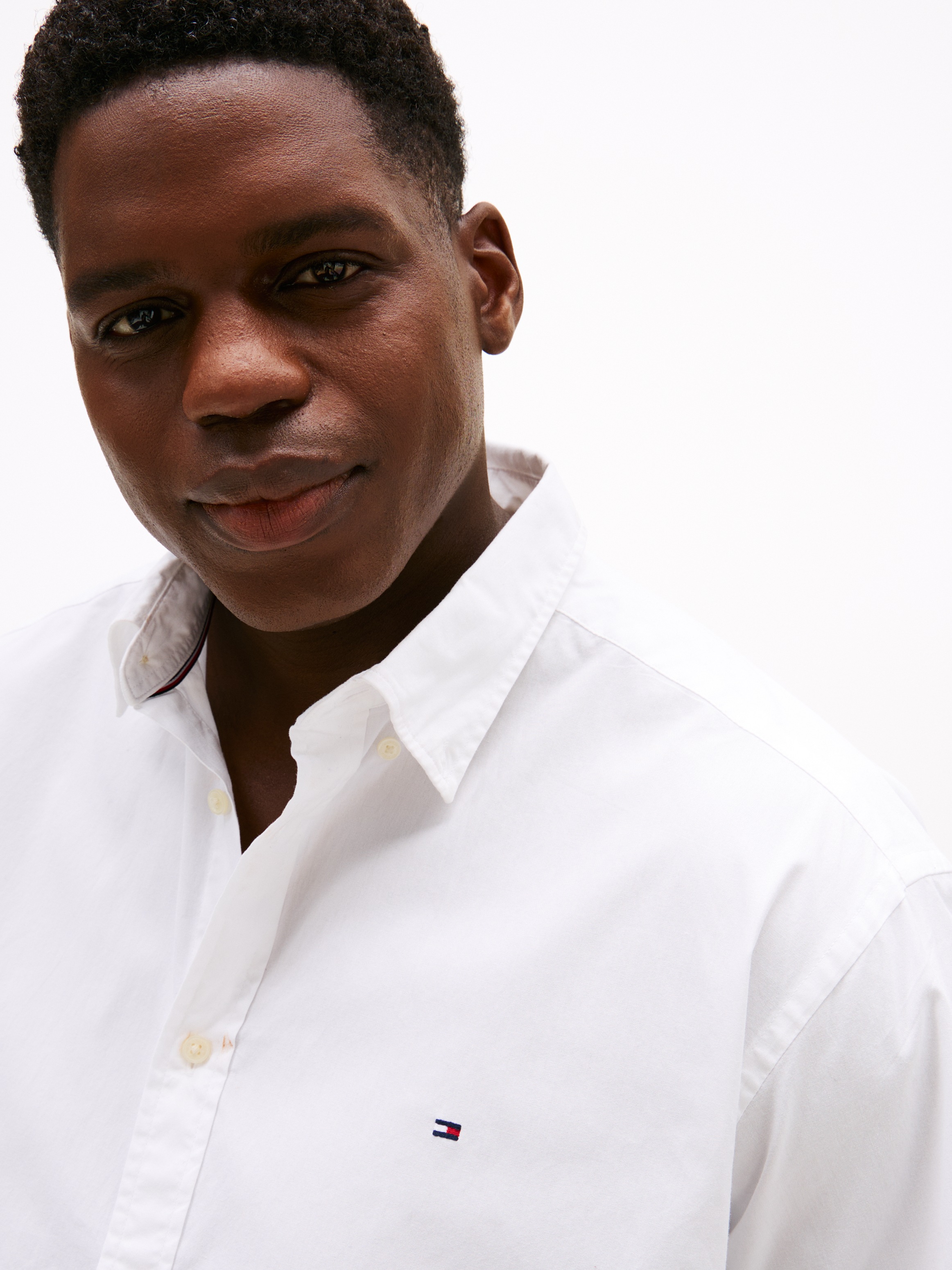 Thumbnail - Tommy Hilfiger Big & Tall Langarmhemd "BT-FLEX POPLIN SOLID" Große Größen, regular fit