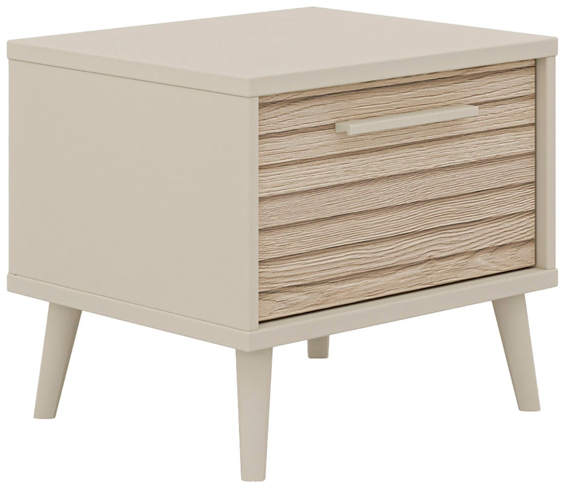 PAIDI Nachtkommode "EEFJE, Nachttisch in modernem Design, Cashmere-Beige mi günstig online kaufen