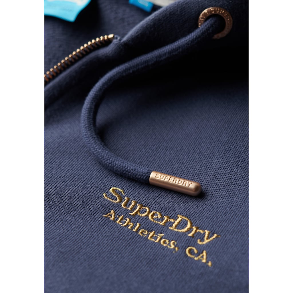 Superdry Kapuzensweatjacke »SU-ESSENTIAL LOGO ZIPHOOD UB«