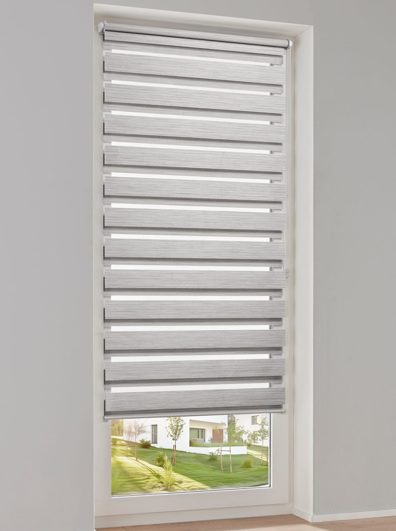 Raffrollo HEINE HOME, B:70cm H:150cmgrau, silberfarben, Raffrollos