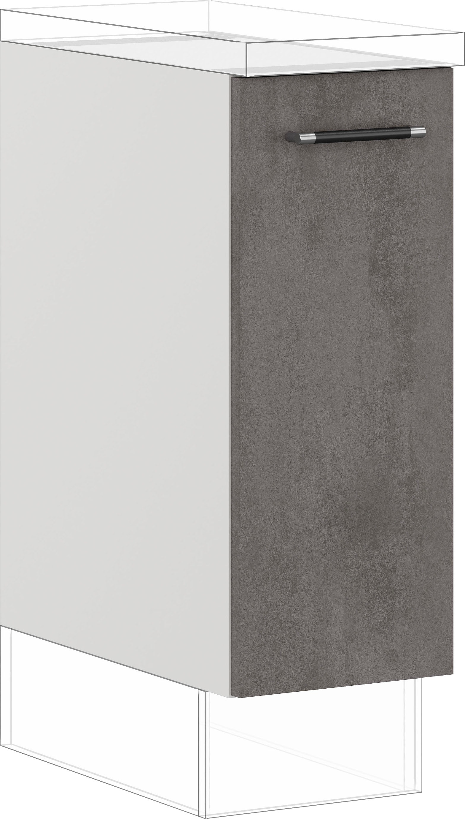 IMPULS KÜCHEN Unterschrank ""Prag und Valencia", Breite/Höhe: 30/72,3 cm" v günstig online kaufen