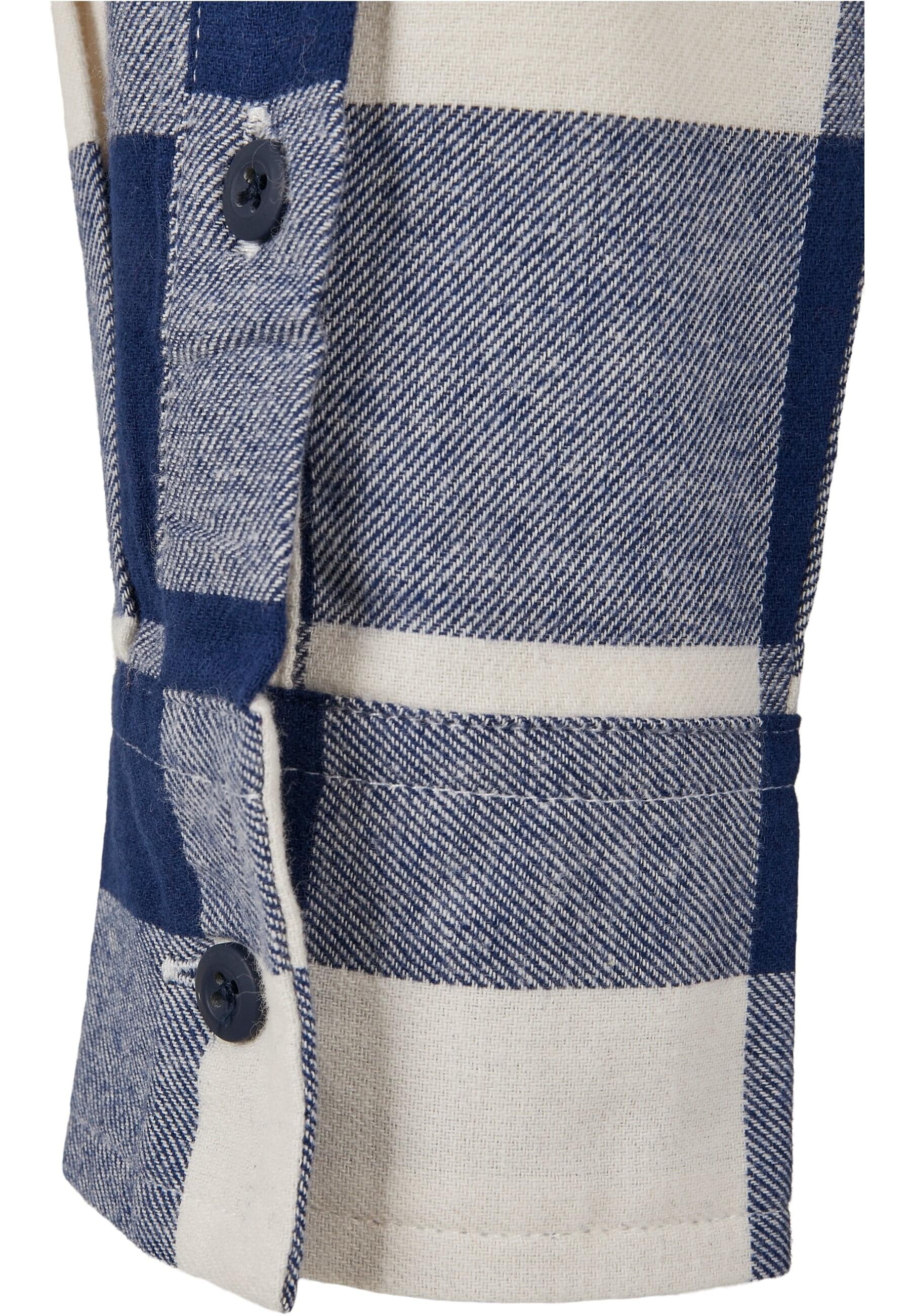 URBAN CLASSICS Langarmhemd »Urban Classics Herren Long Oversized Checked Shirt«, (1 tlg.)
