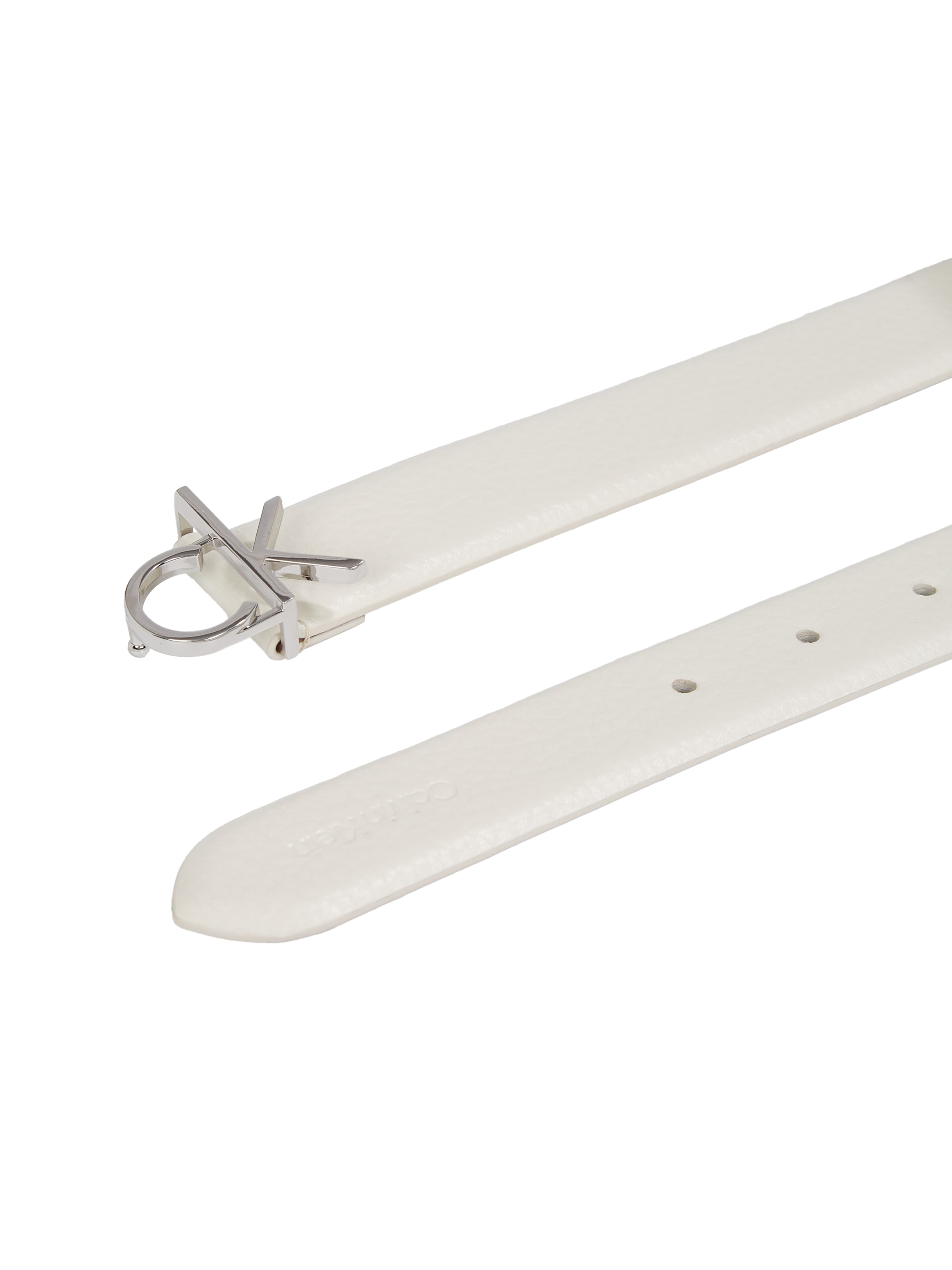 Calvin Klein Ledergürtel »CK LOGO BUCKLE BELT 3.0_PBL«, mit Logoprägung als Schließe