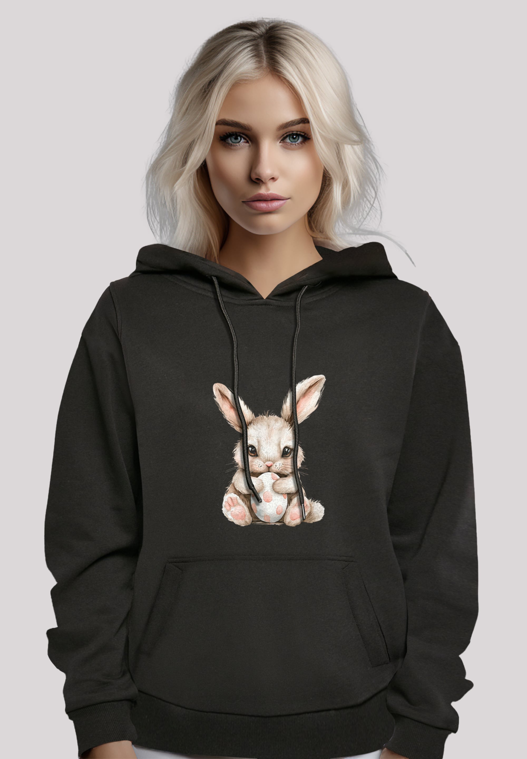 F4NT4STIC Kapuzenpullover "Niedlicher Osterhase mit Ei", Premium Qualität günstig online kaufen