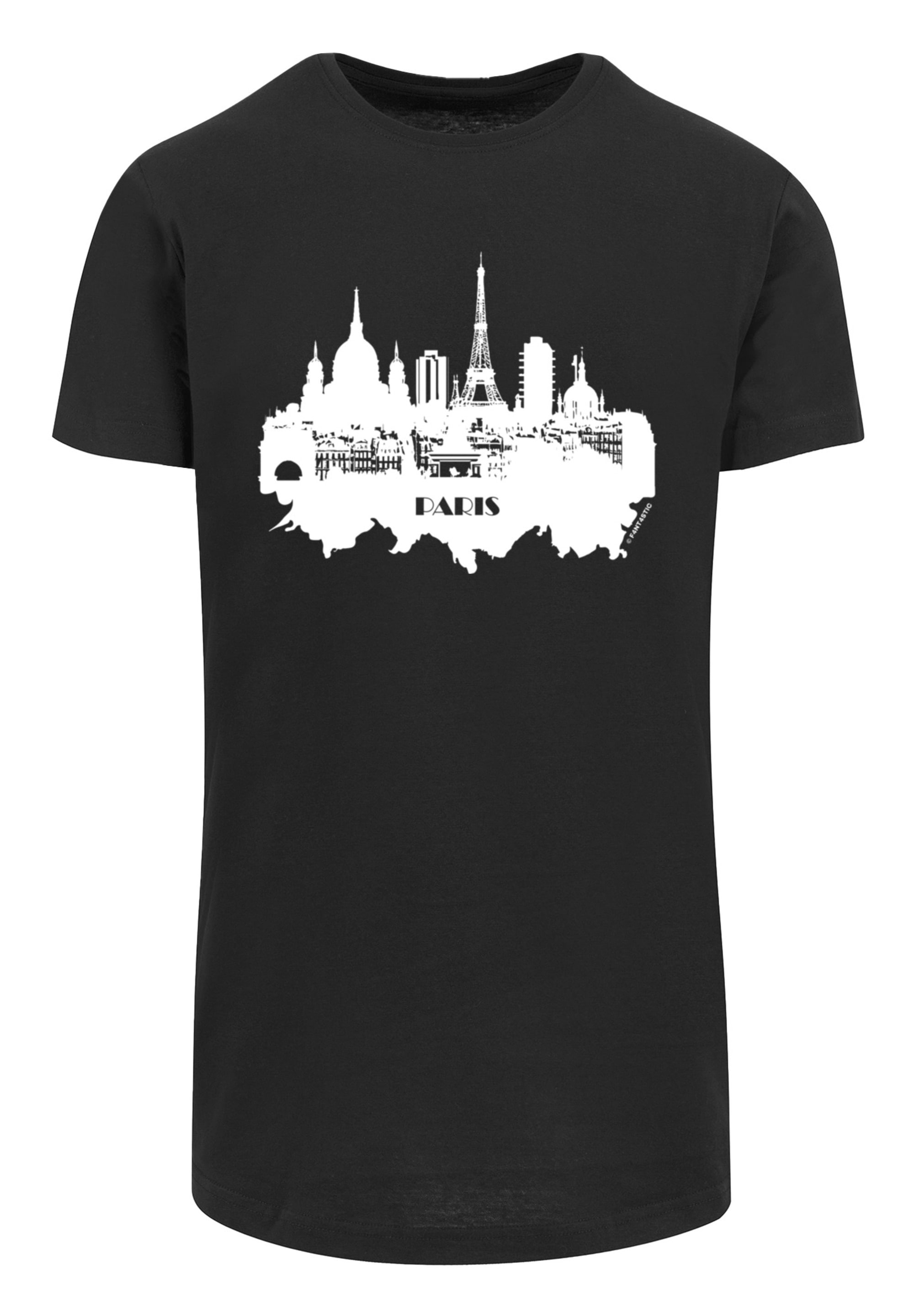 F4NT4STIC T-Shirt »PARIS SKYLINE LONG TEE«, Print