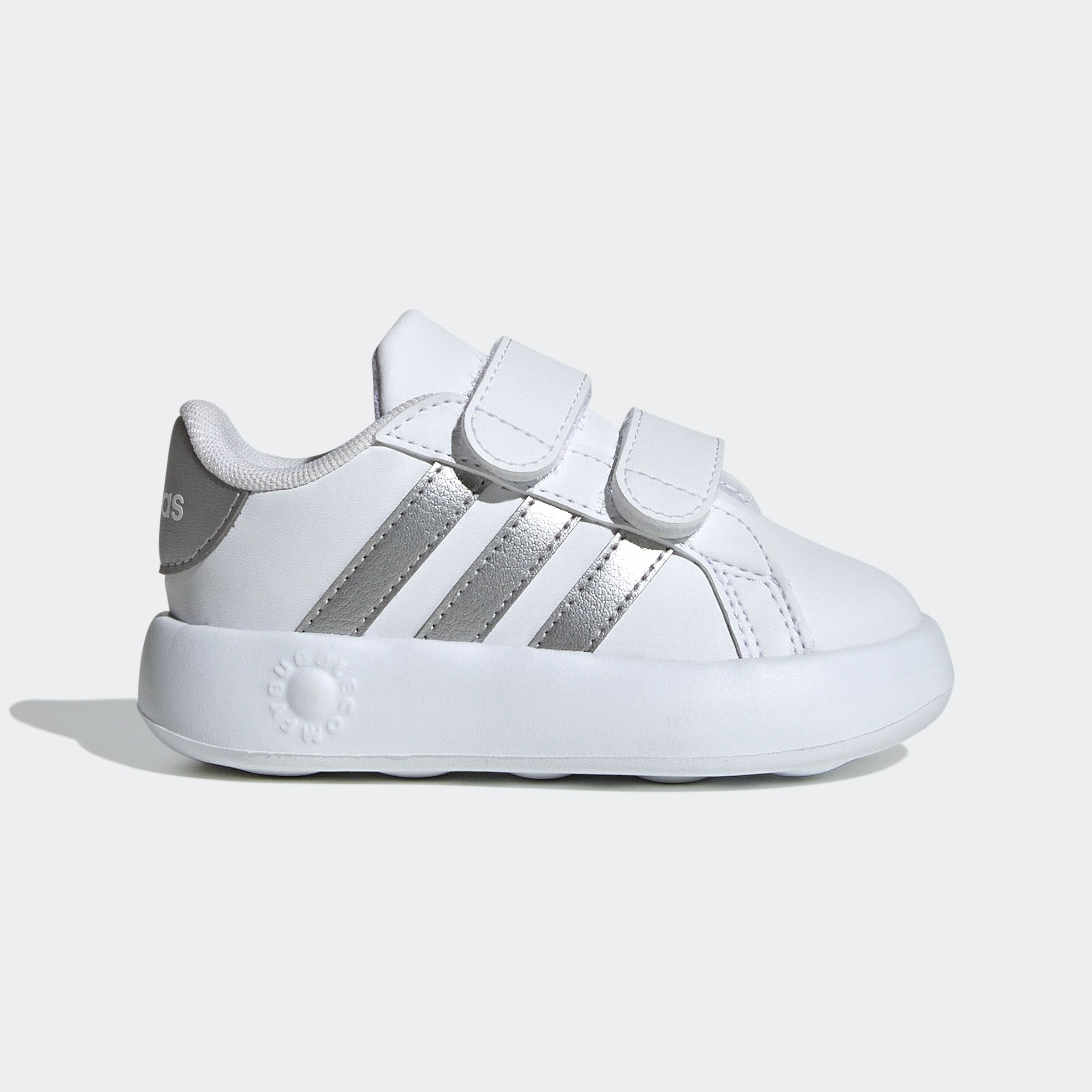 adidas Sportswear Klettschuh »GRAND COURT 2.0 KIDS«, Design auf den Spuren des adidas Superstar, für Kinder