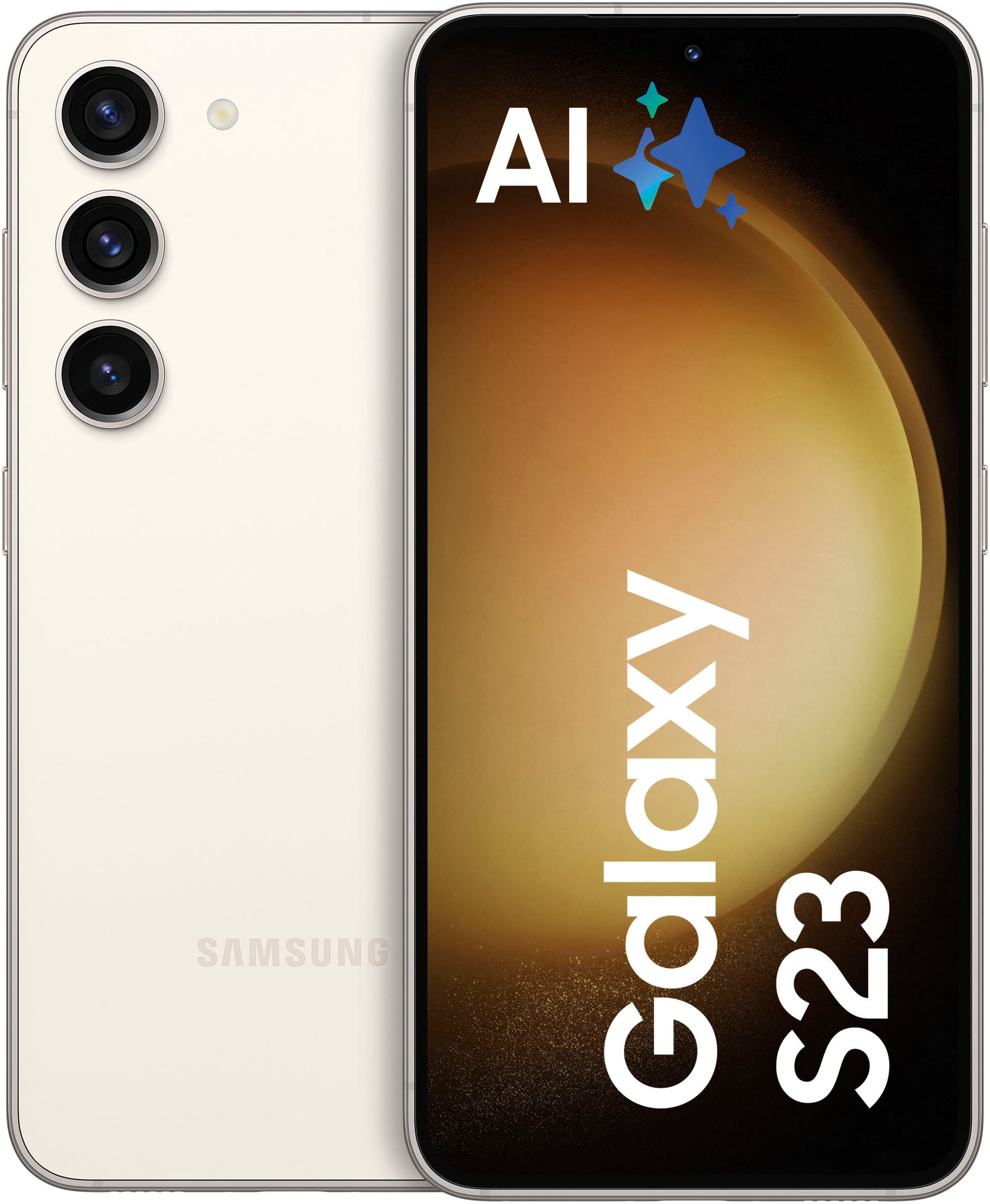 SAMSUNG Galaxy S23, 128 GB, Cream