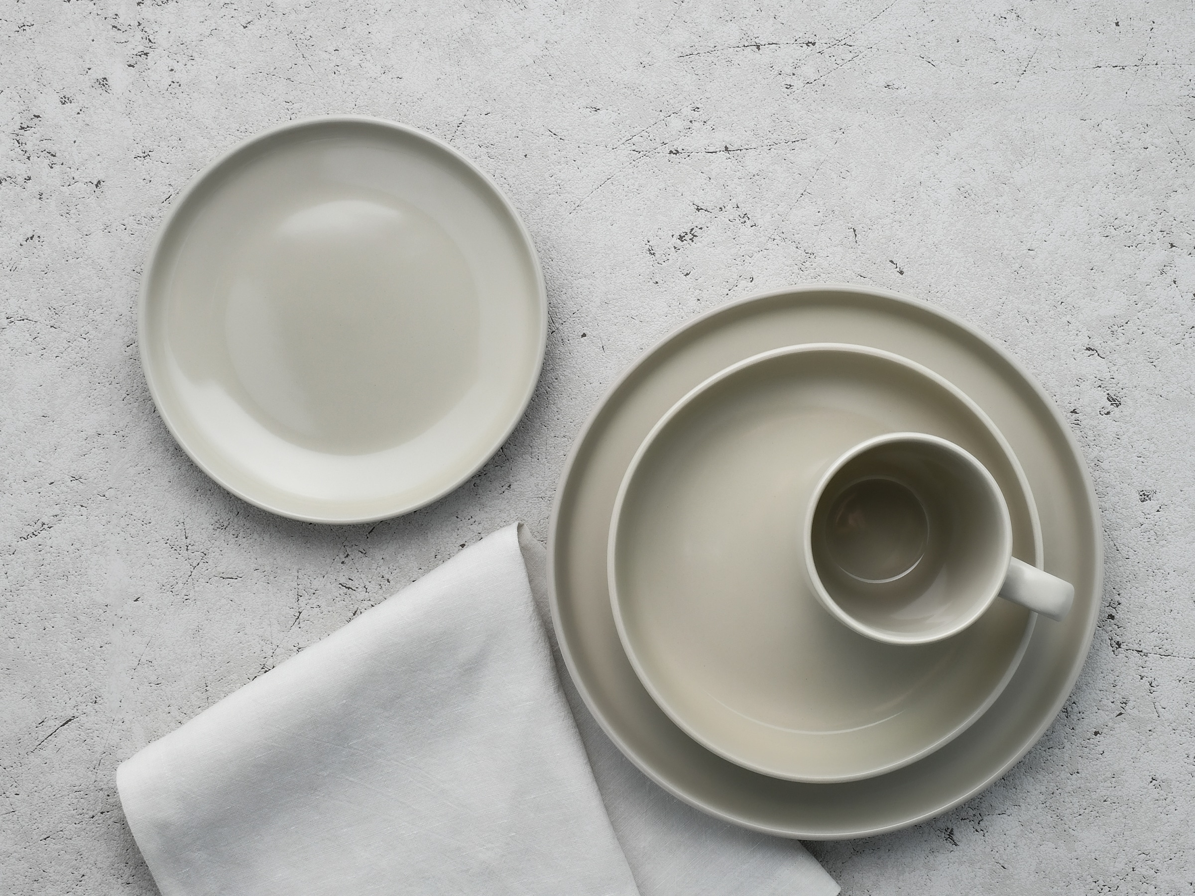 LeGer Home by Lena Gercke Kombiservice »Geschirr-Set, Service Liliane« skandinavische, minimalistische Formensprache, 16 Teile