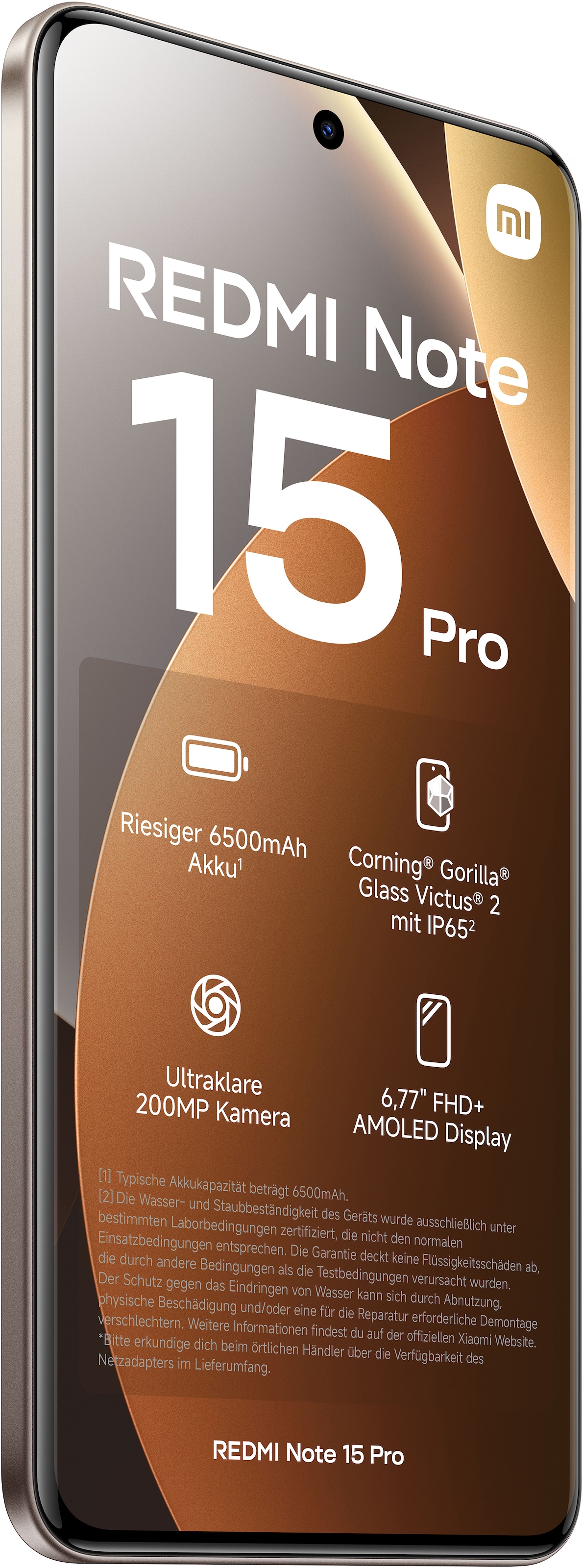 Xiaomi Smartphone »Redmi Note 15 Pro 8+256« Titanium