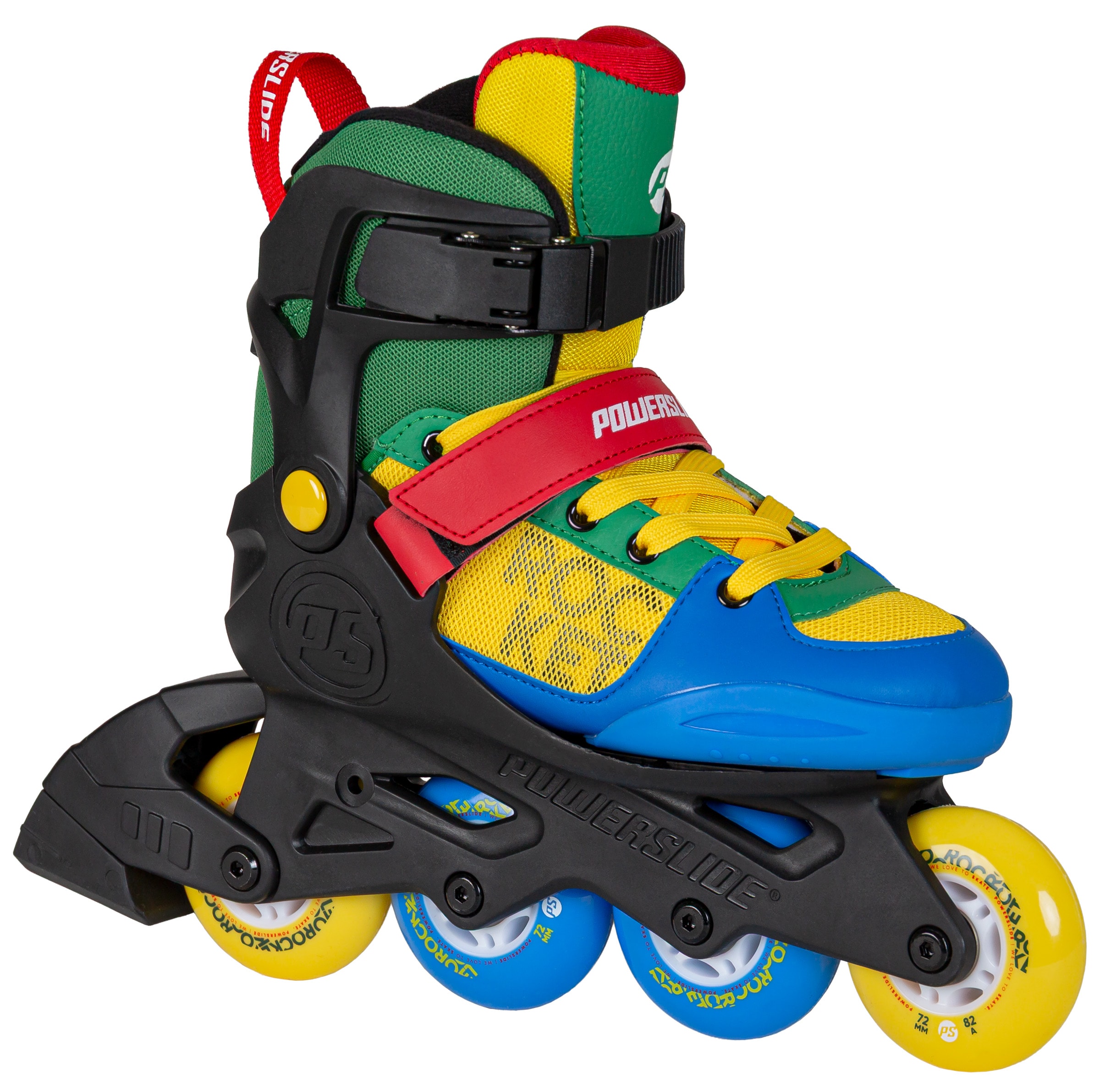 POWERSLIDE Inlineskates "Rocket Motley adj.", 33/36 (bis 80 kg)bunt, Inlineskates_Rollschuhe