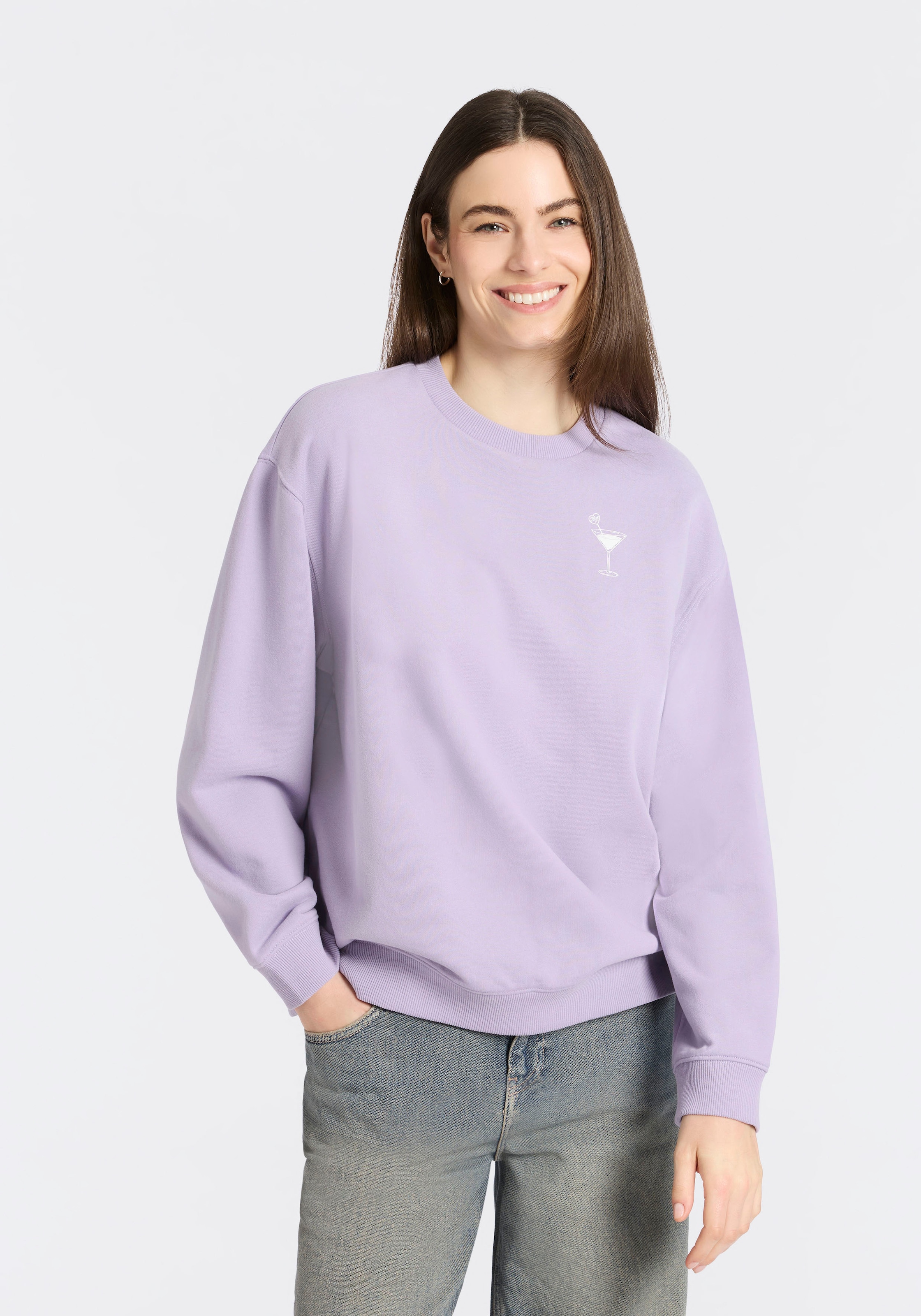 HUGO Blue Sweatshirt »Classic Crew«, mit großem Rückenprint
