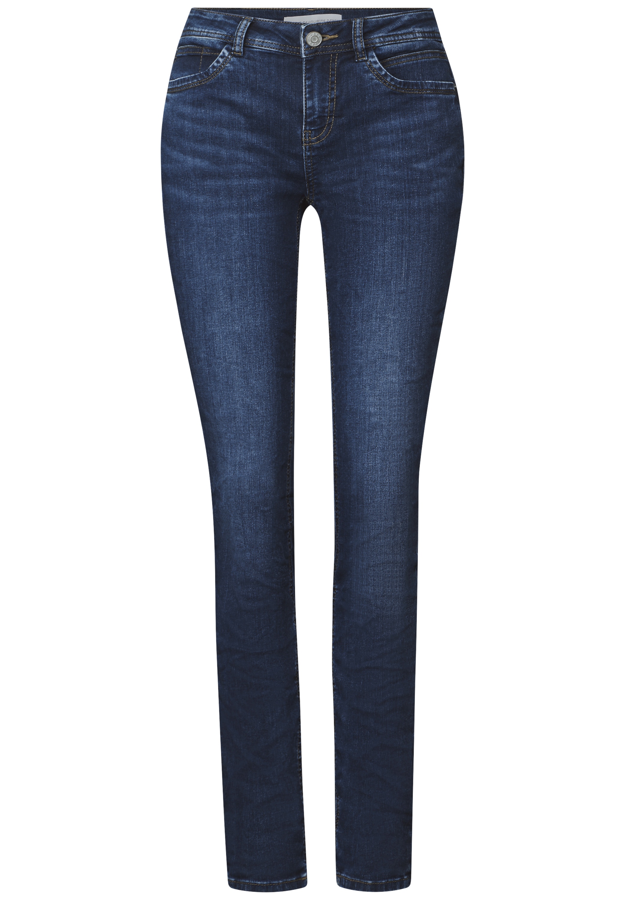 STREET ONE Comfort-fit-Jeans, Middle Waist