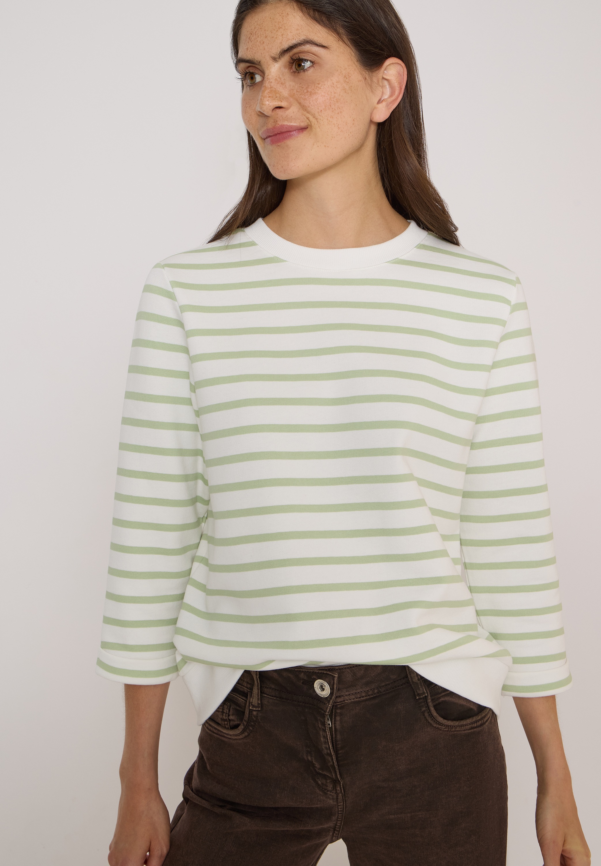 Cecil Sweatshirt, mit 3/4 Ärmeln