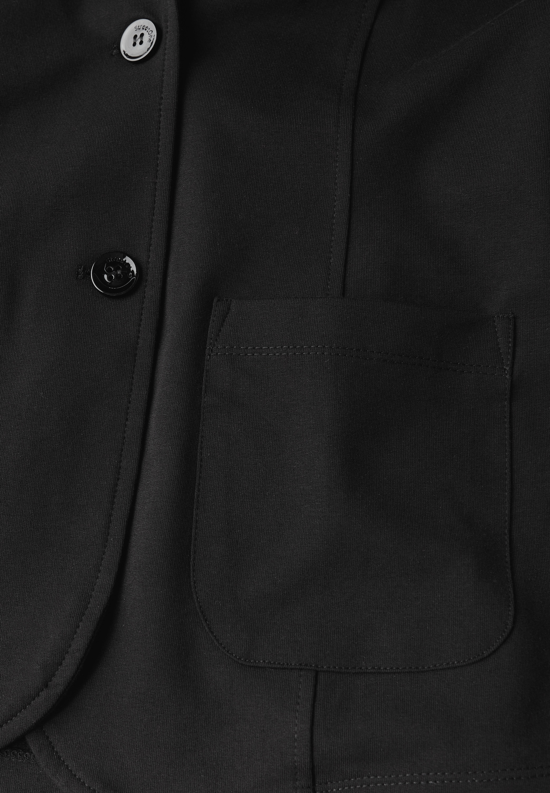 STREET ONE Kurzblazer, aus Baumwolle mit Stretchanteil