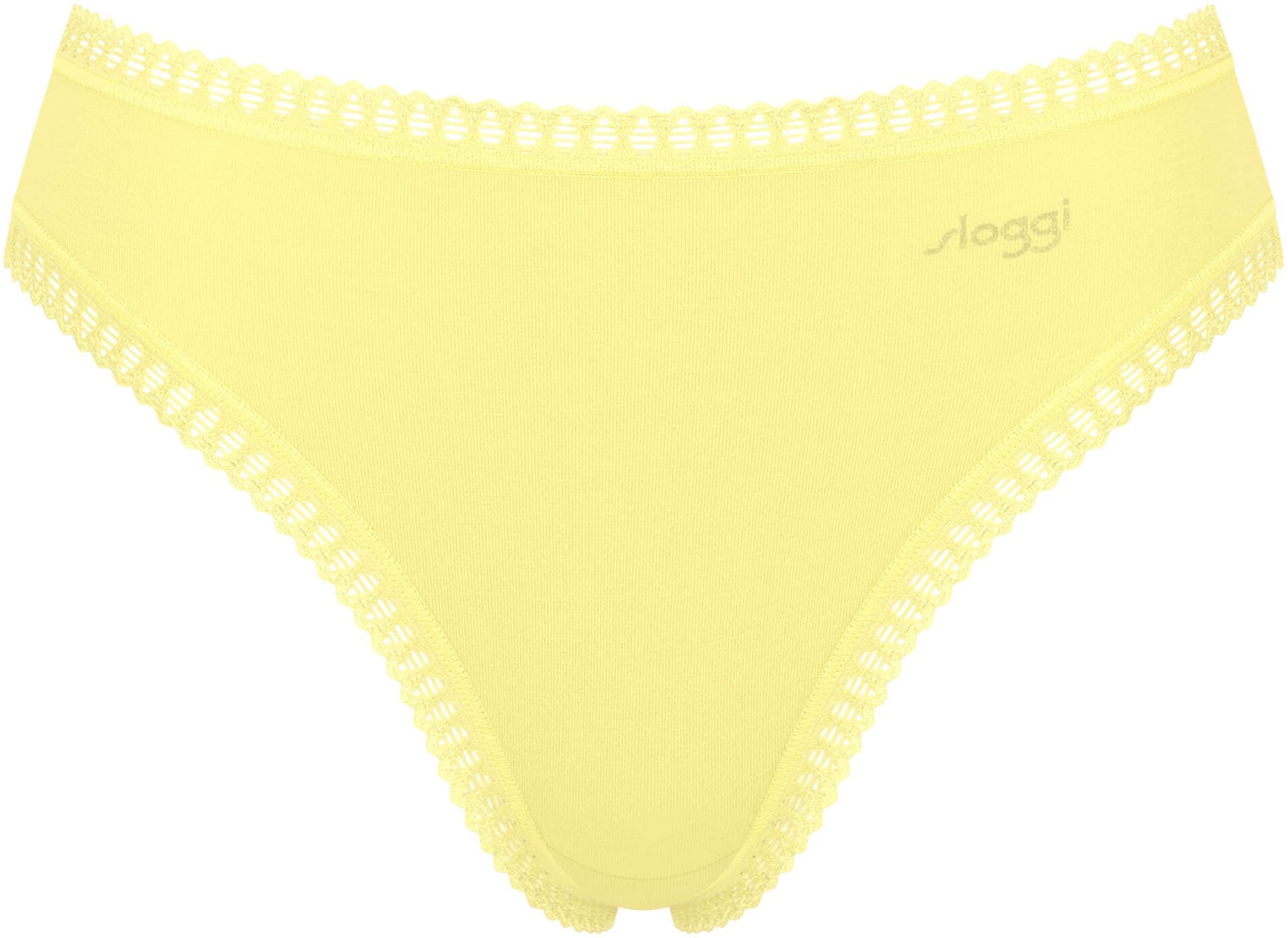 sloggi Slip »GO Crush High leg C3P«, (3er Pack), mit Spitzendetails