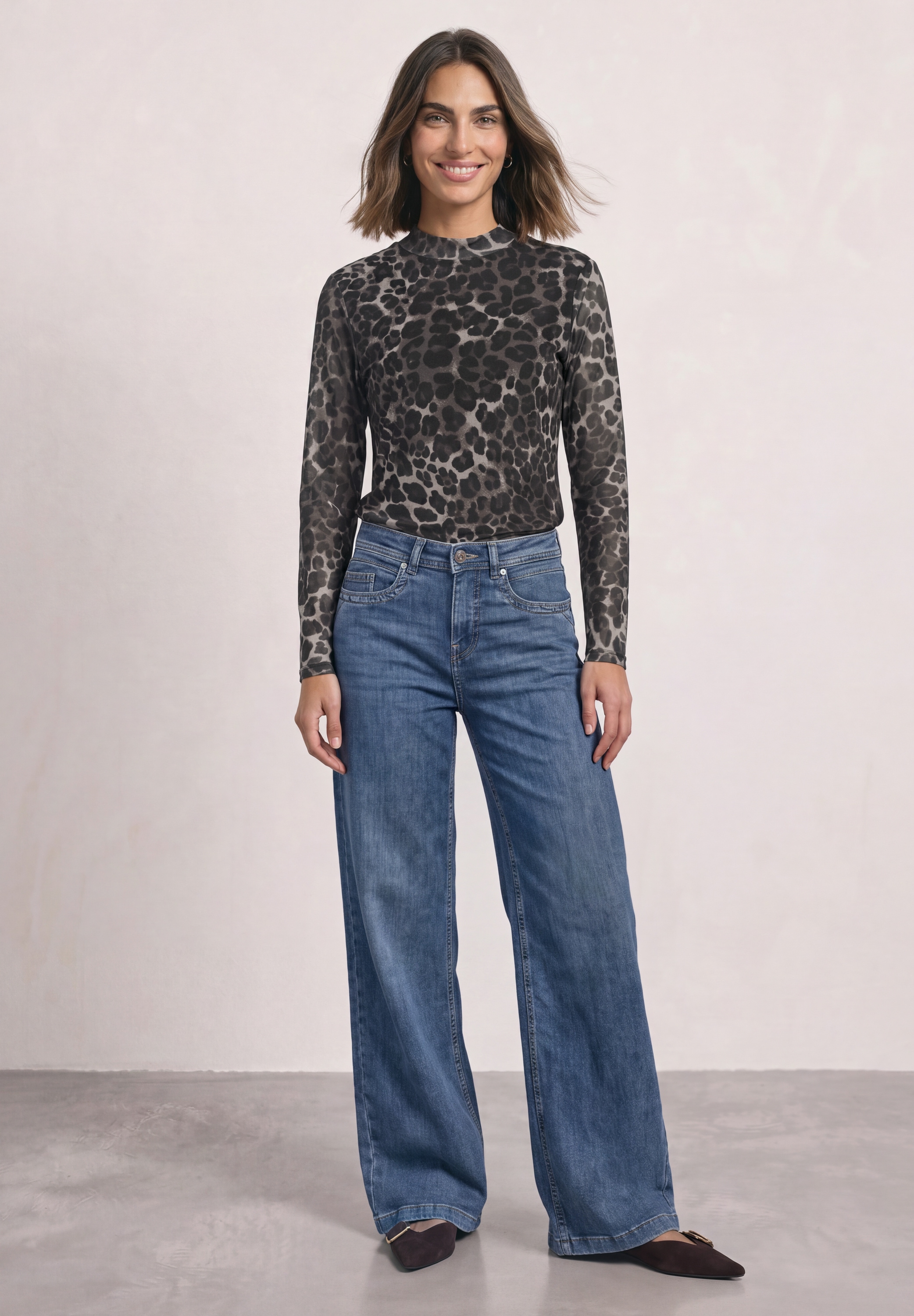 STREET ONE Langarmshirt mit Turtleneck