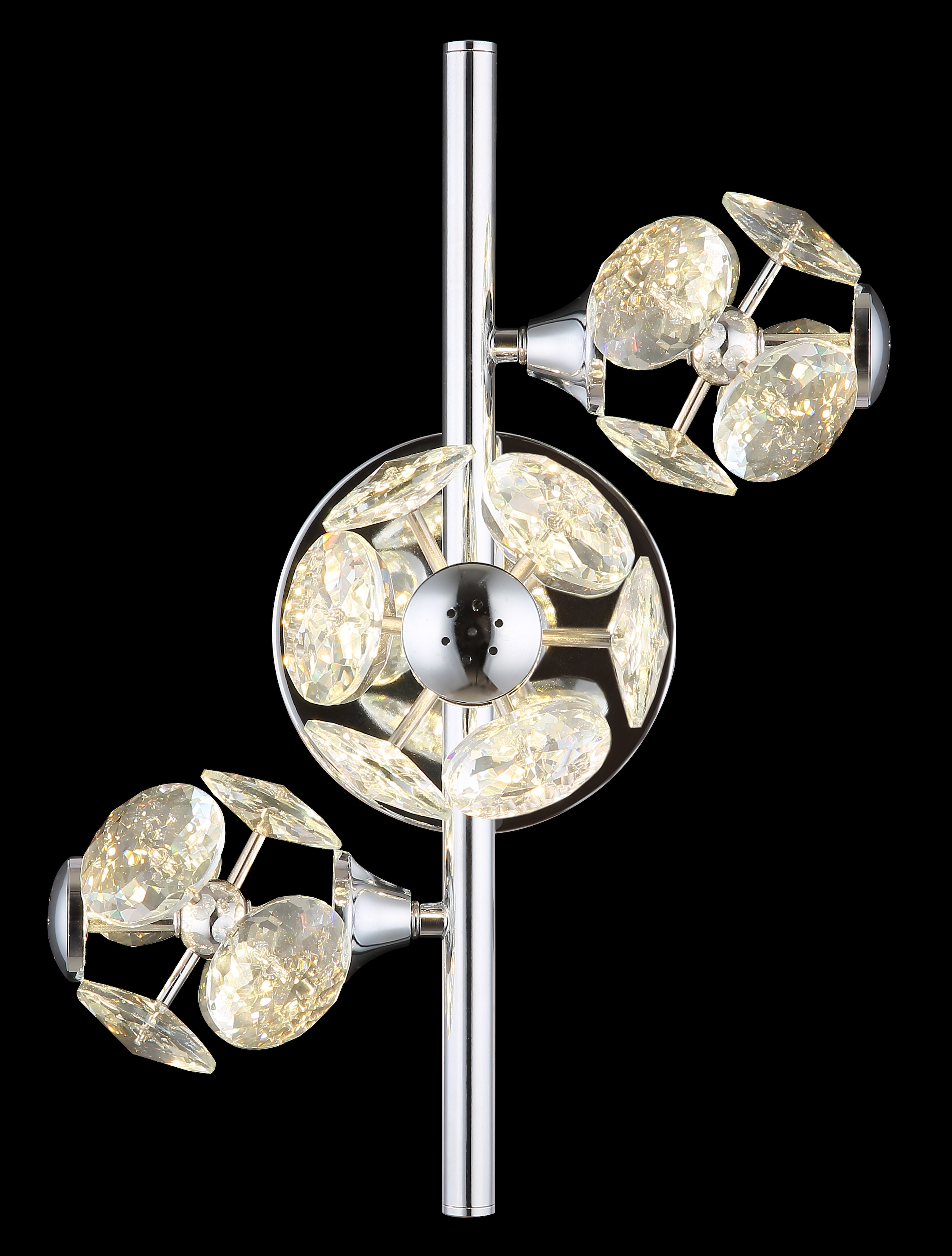 GLOBO LIGHTING Wandleuchte »VIRINA« LED-Modul 1 Stk. Warmweiß Wandlampe Wand Wohnzimmer Flur Wandbeleuchtung