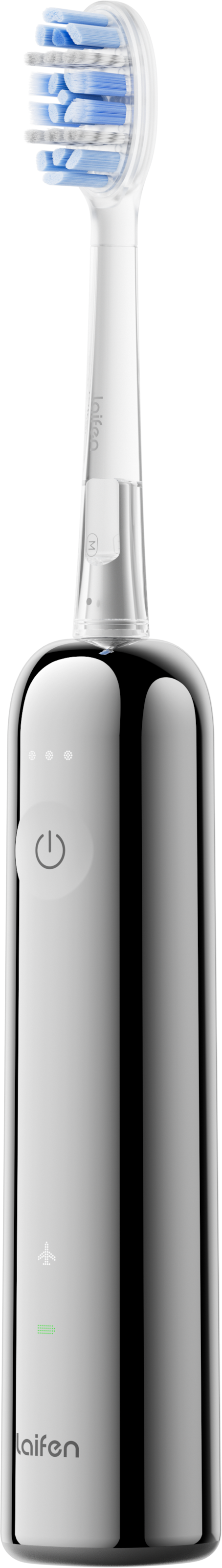 laifen Elektrische Zahnbürste »Wave Pro« 2 Stk. Aufsteckbürsten 60°-Oszillation, 66.000 Vibrationen/min, Drucksensor, 2 Modi