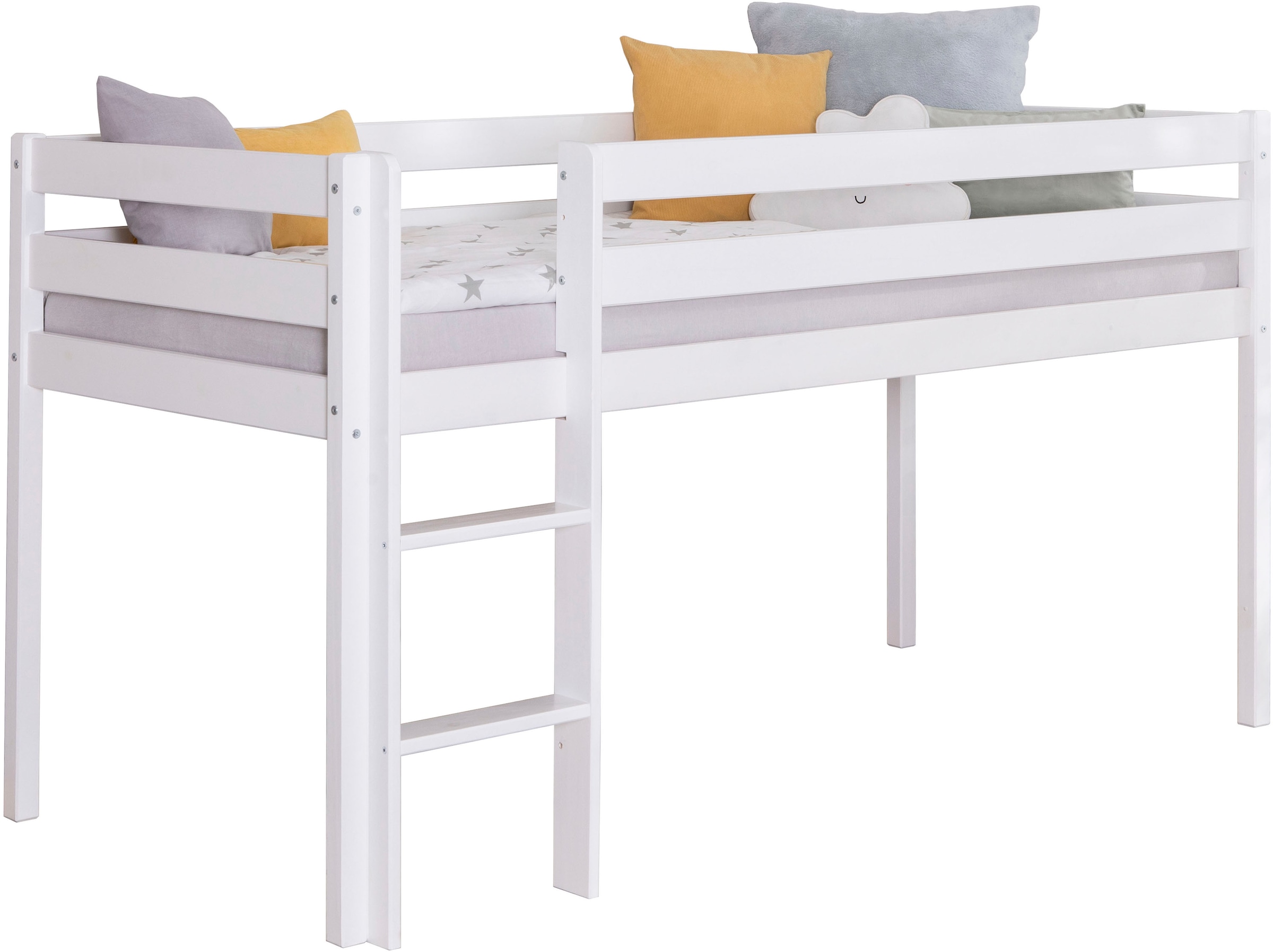 Ticaa Hochbett "Malte, FSC-zertifizierte Kiefer" 90x200cm Liegefläche, Höhe günstig online kaufen