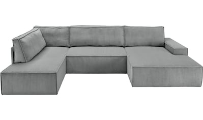 Wohnlandschaft »SHERWOOD XXL 329 cm Schlafsofa, U-Form«