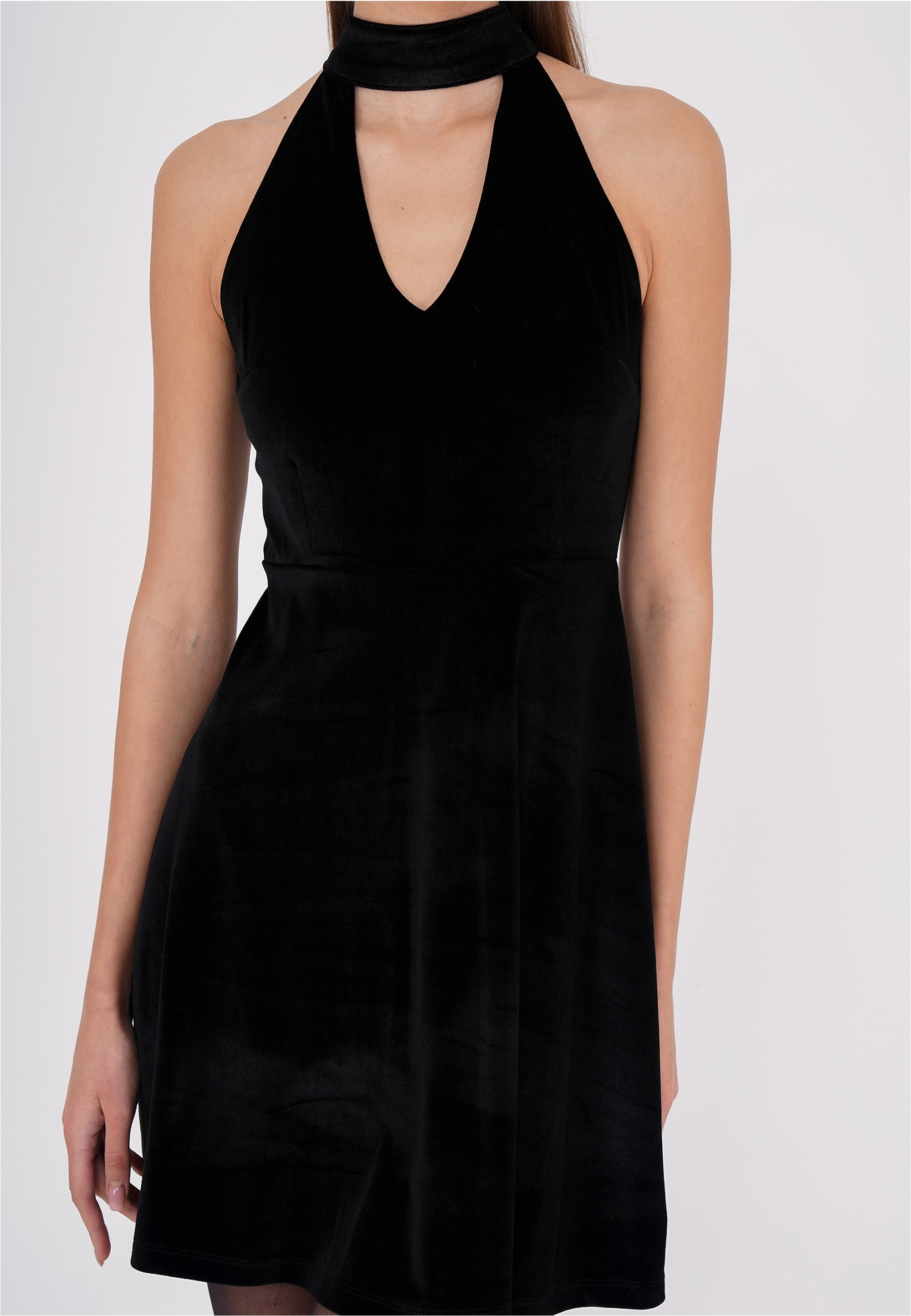 freshlions Jerseykleid »Lolie«, mit raffiniertem Neckholder-Design