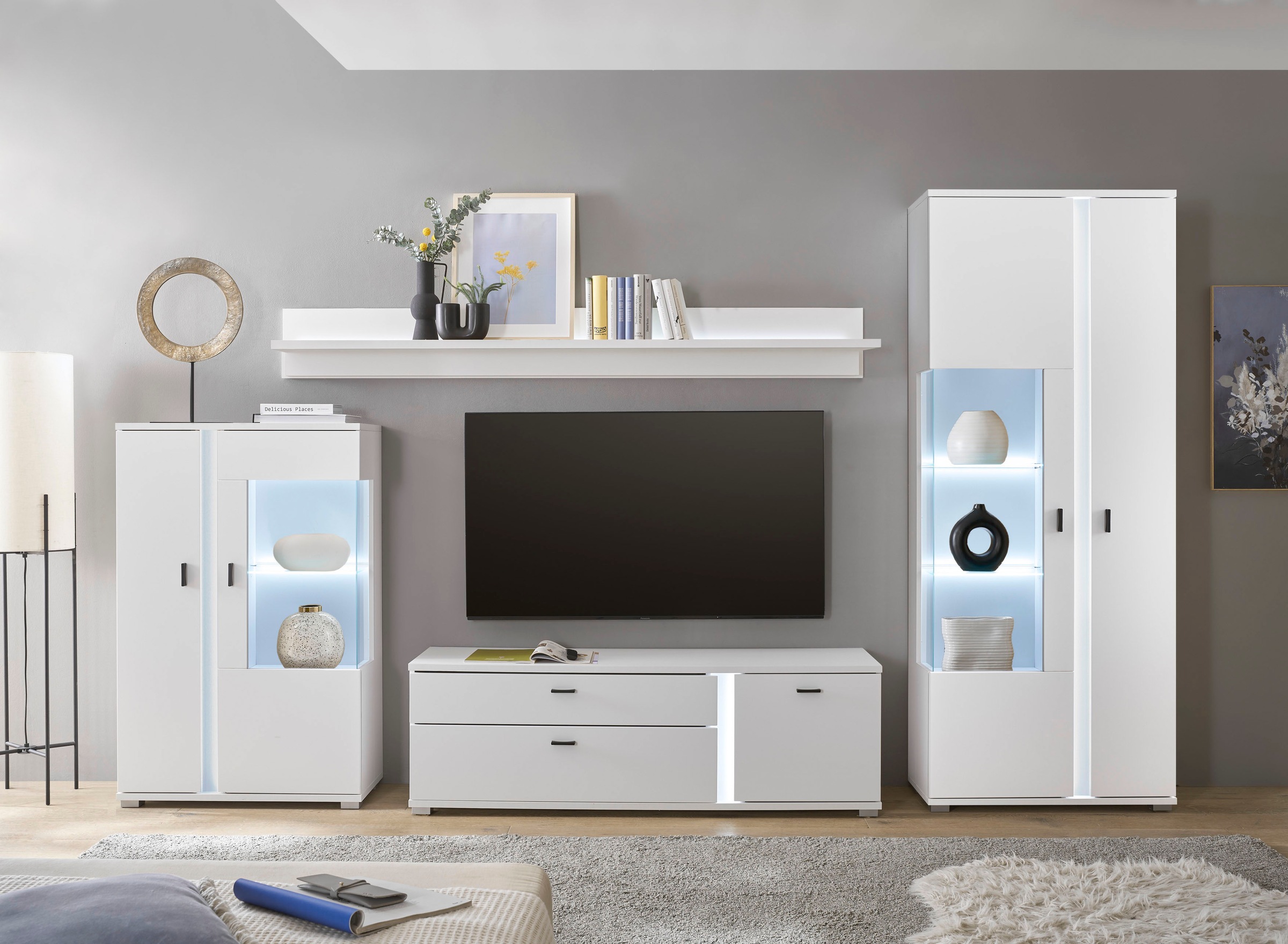 INOSIGN Wohnwand "LONG ISLAND" Set, 4 Stk. tlg. günstig online kaufen