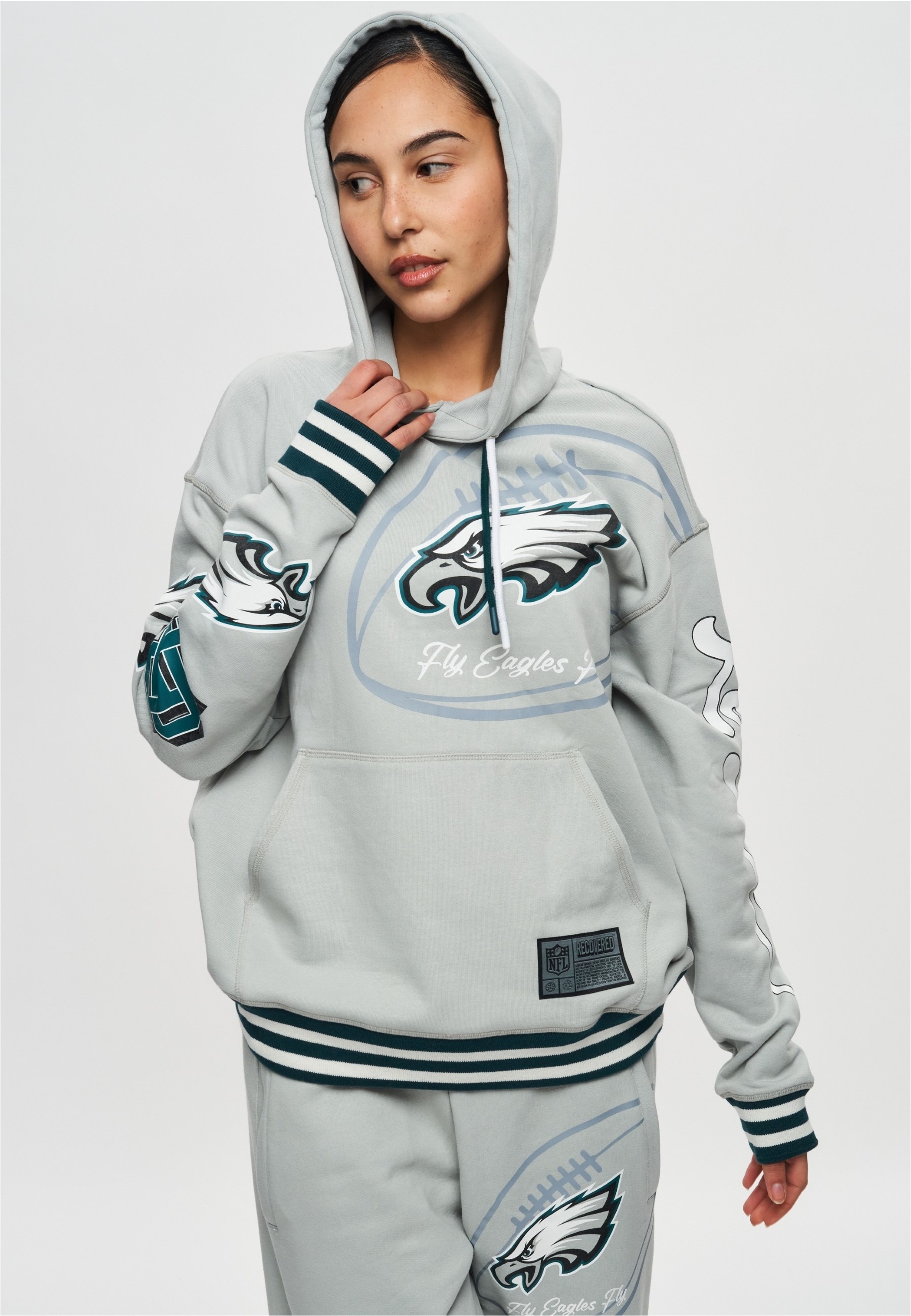 Recovered Kapuzensweatshirt "NFL Eagles Fly", für alle Philadelphia Eagles- günstig online kaufen