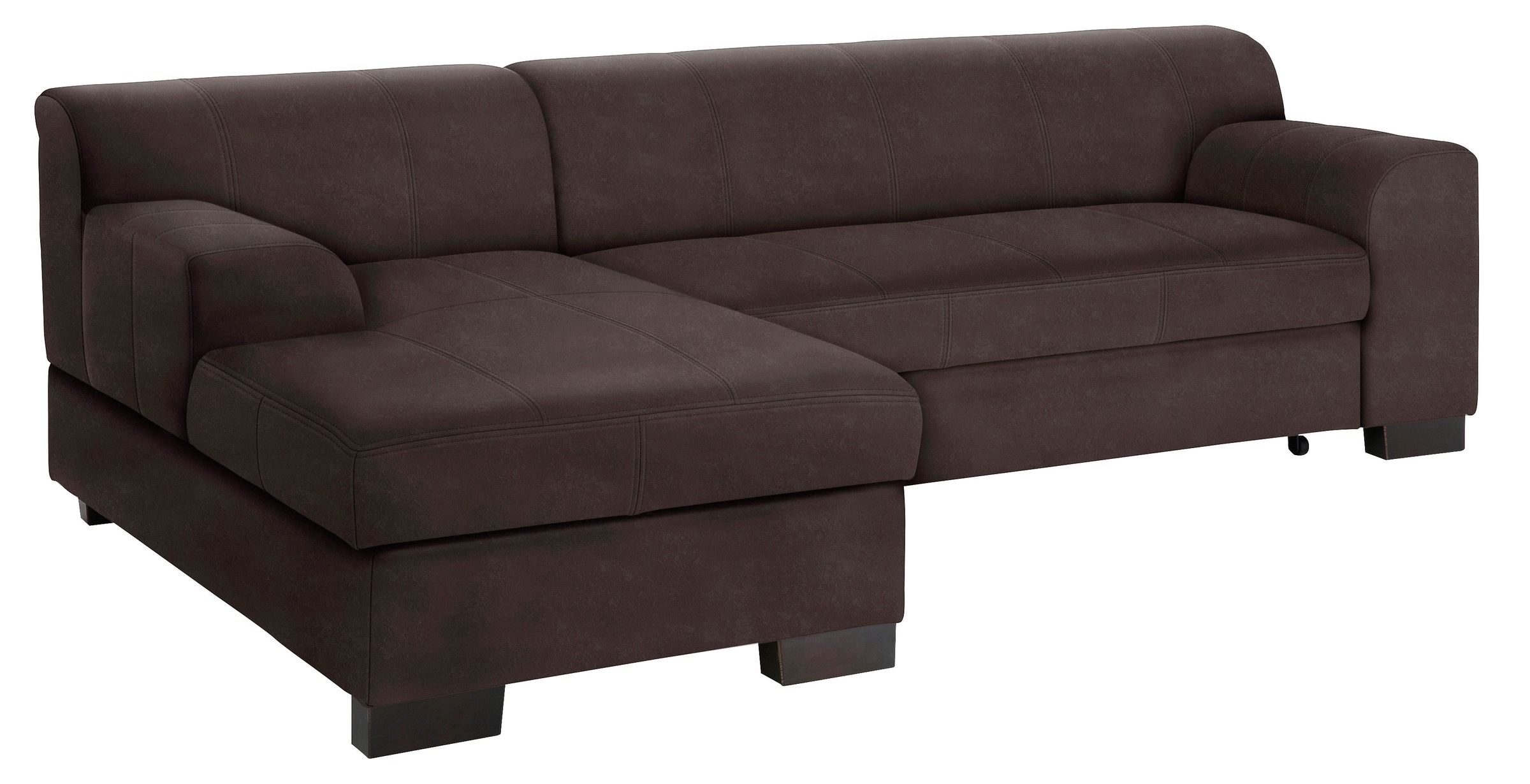 Thumbnail - Home affaire Ecksofa "Falk klare Linien, elegant und zeitlos, L-Form" mit Federkern und wahlweise mit Bettfunktion