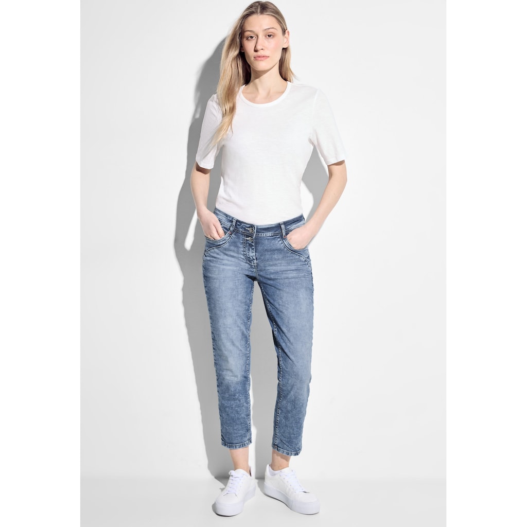 Cecil 7/8-Jeans, in hellblauer Waschung