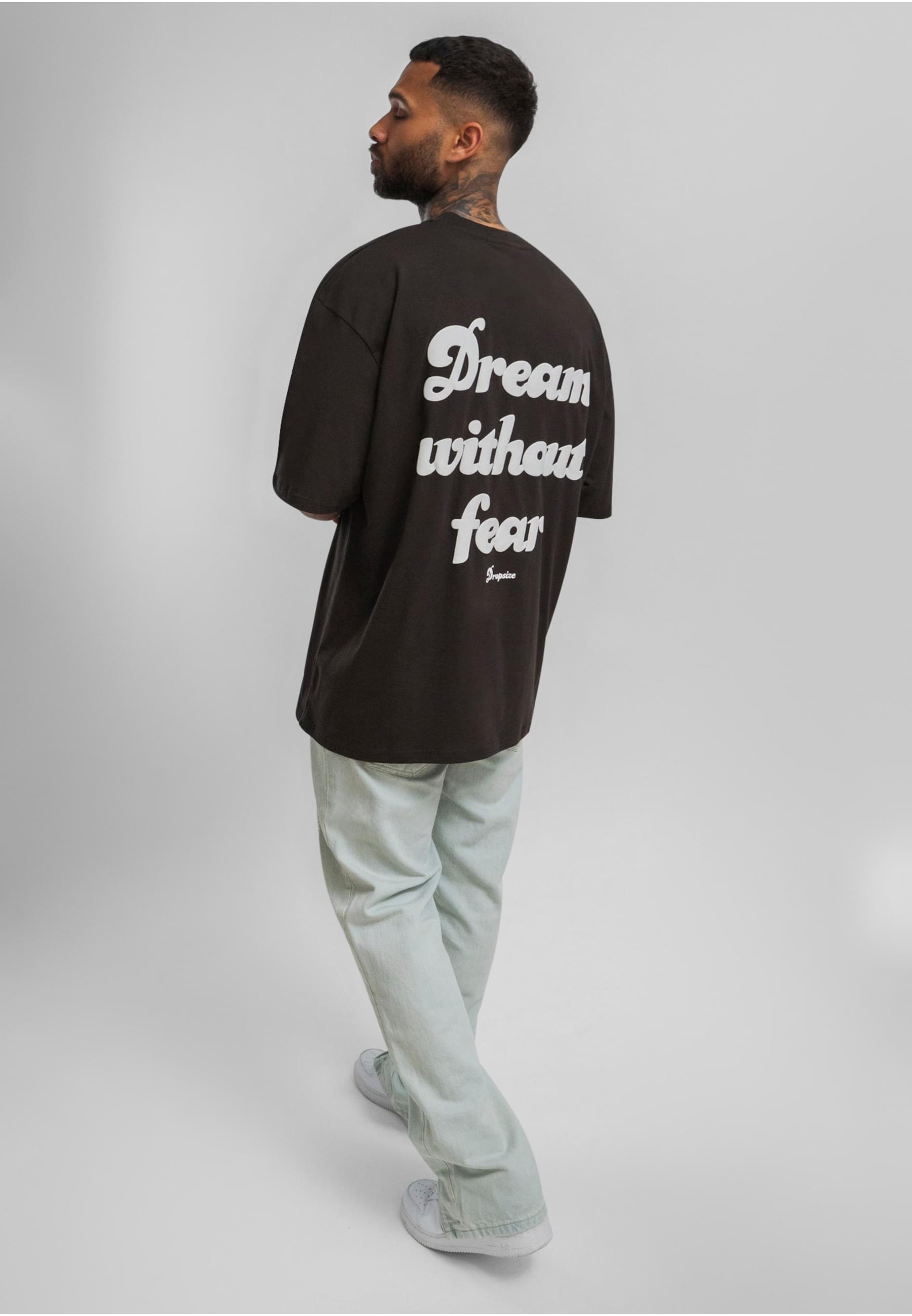 Dropsize T-Shirt »Dropsize Herren Heavy Dream Without Fear T-Shirt«, (1 tlg.)